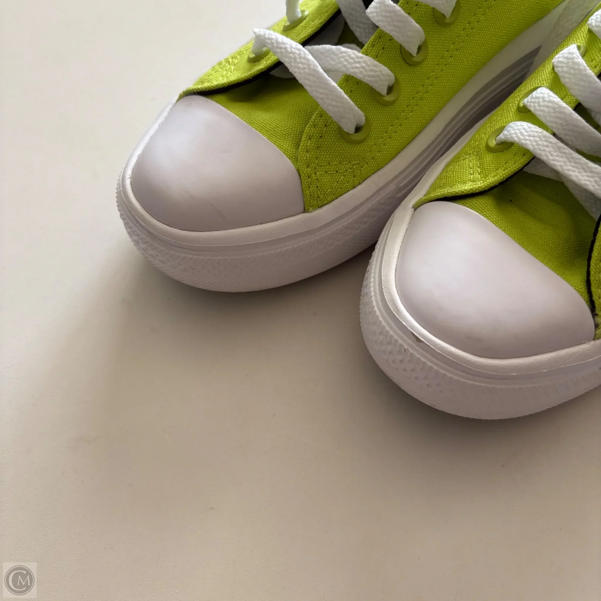 Shoes Athletic By Converse In Green, Size: 7 - Image 3