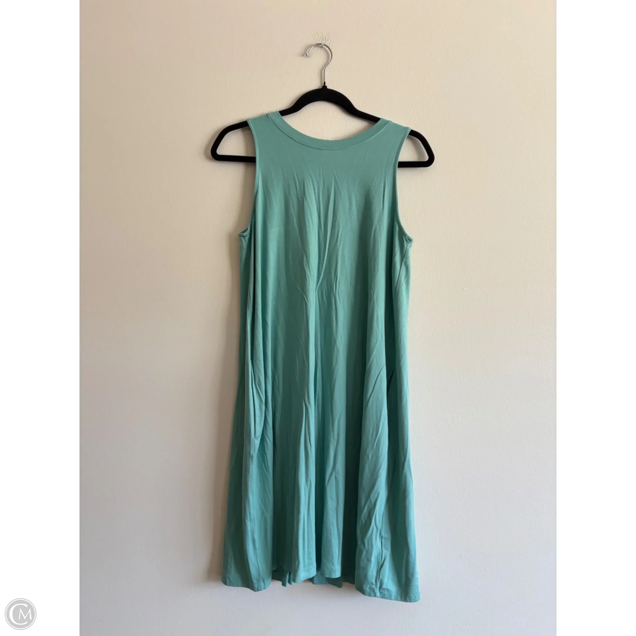 Dress Casual Midi By Time And Tru In Green, Size: M - Image 1