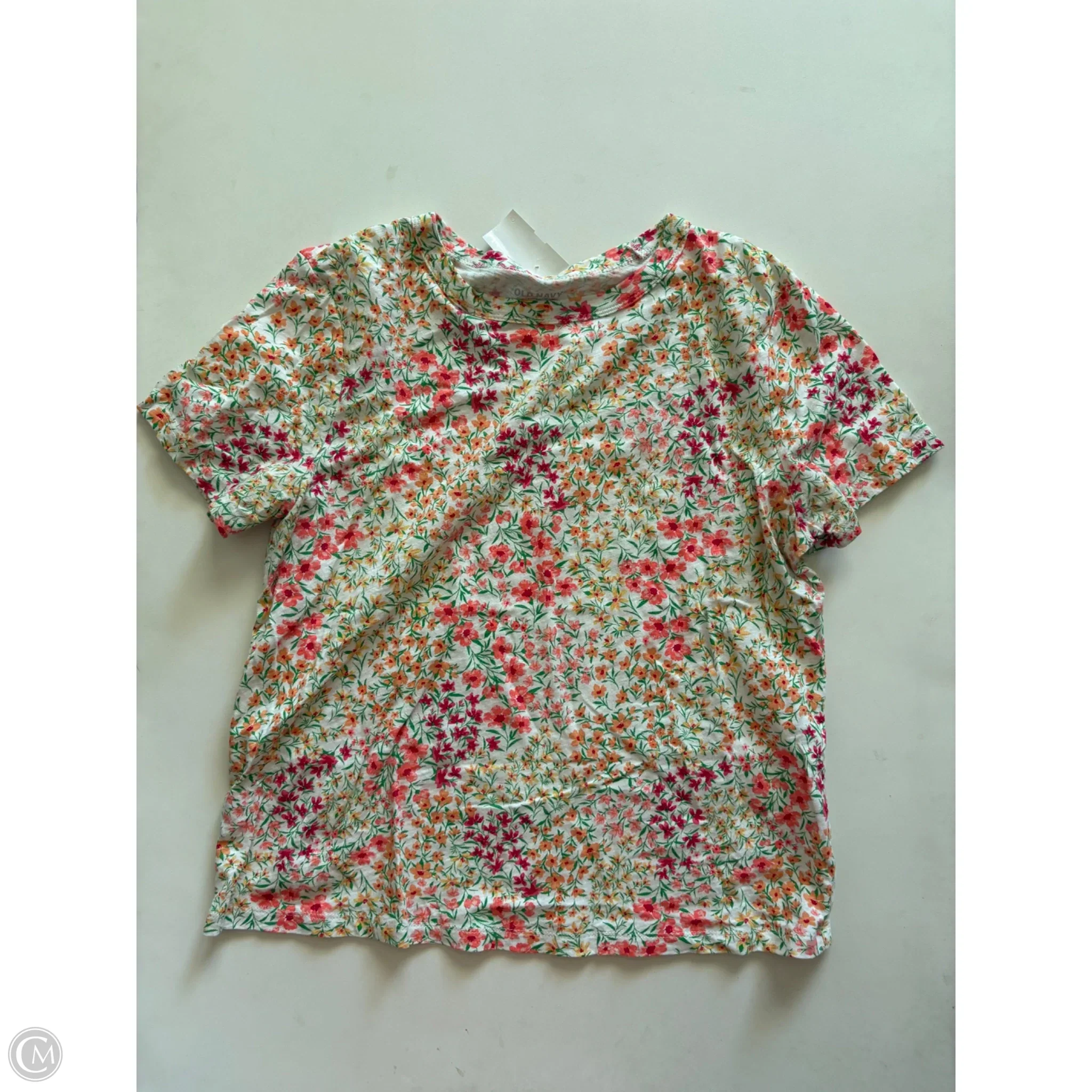 Top Short Sleeve By Old Navy In Floral Print, Size: S - Image 1