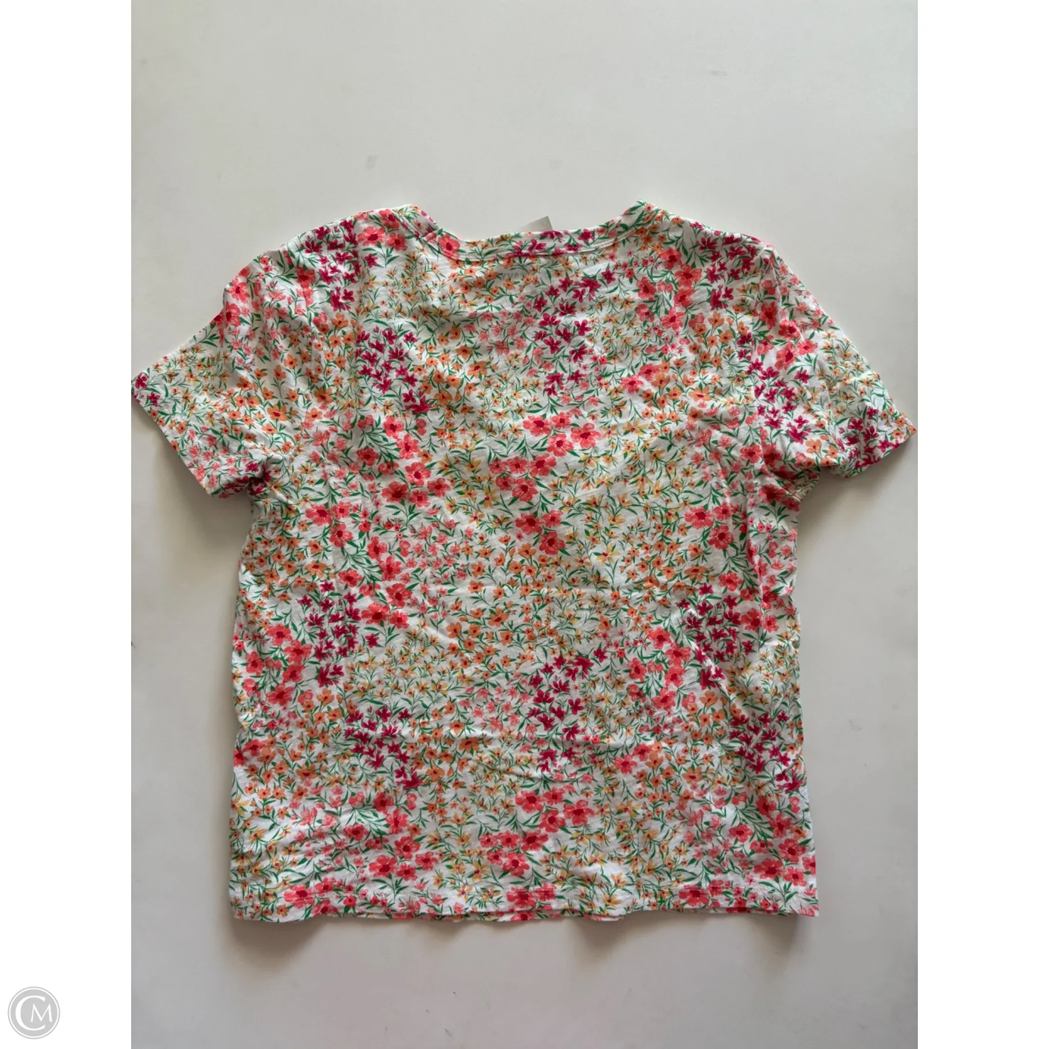 Top Short Sleeve By Old Navy In Floral Print, Size: S - Image 2