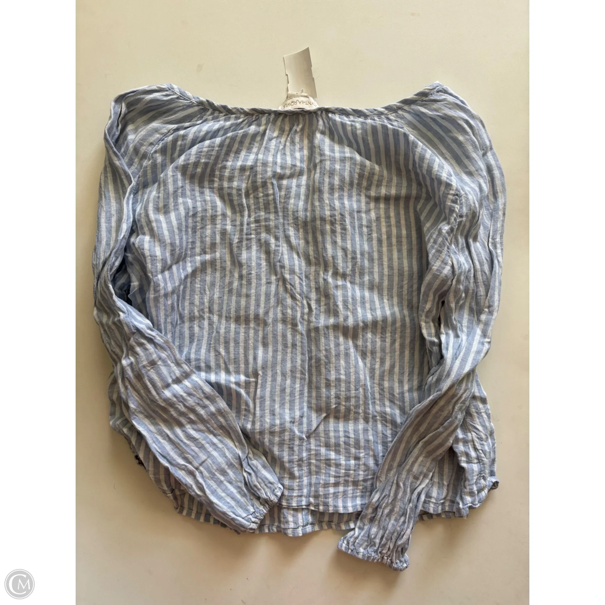 Top Long Sleeve By Cynthia Rowley In Striped Pattern, Size: Xl - Image 2