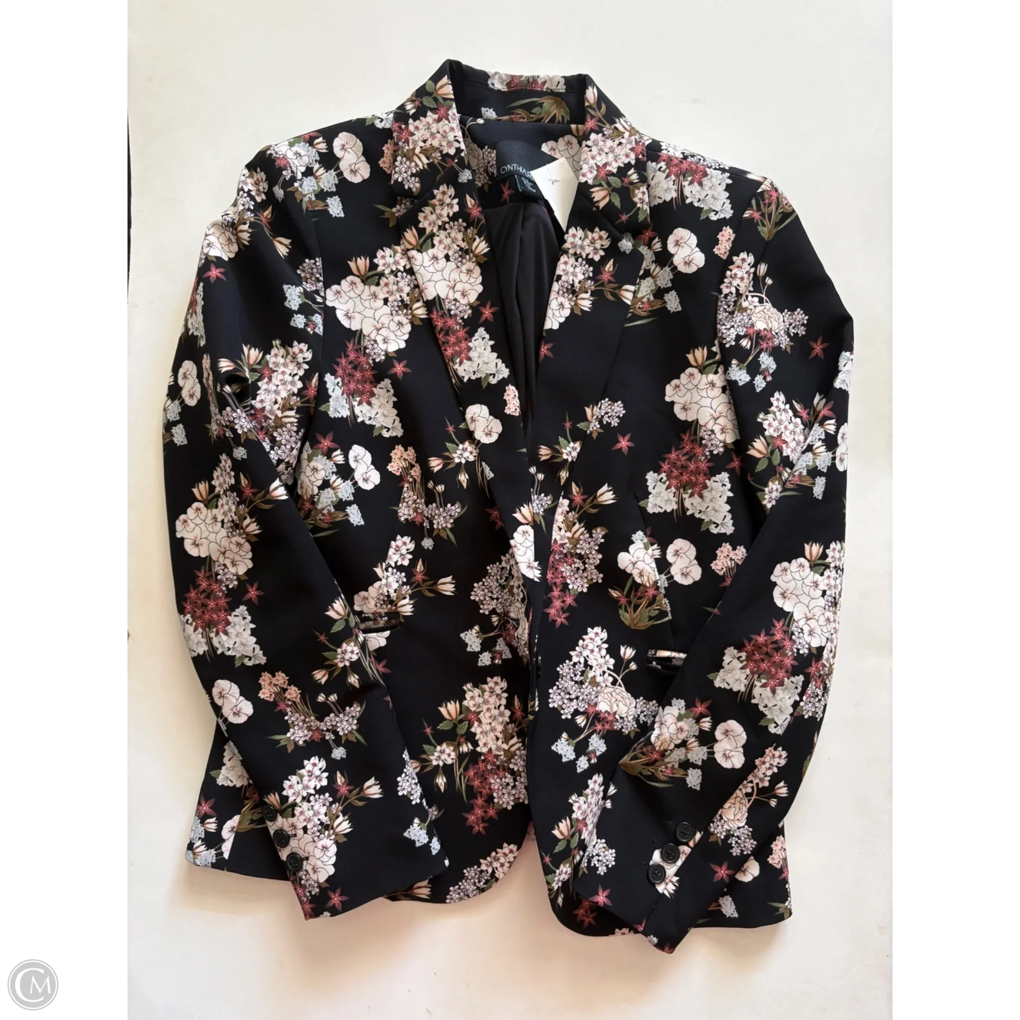Blazer By Cynthia Rowley In Floral Print, Size: M - Image 1