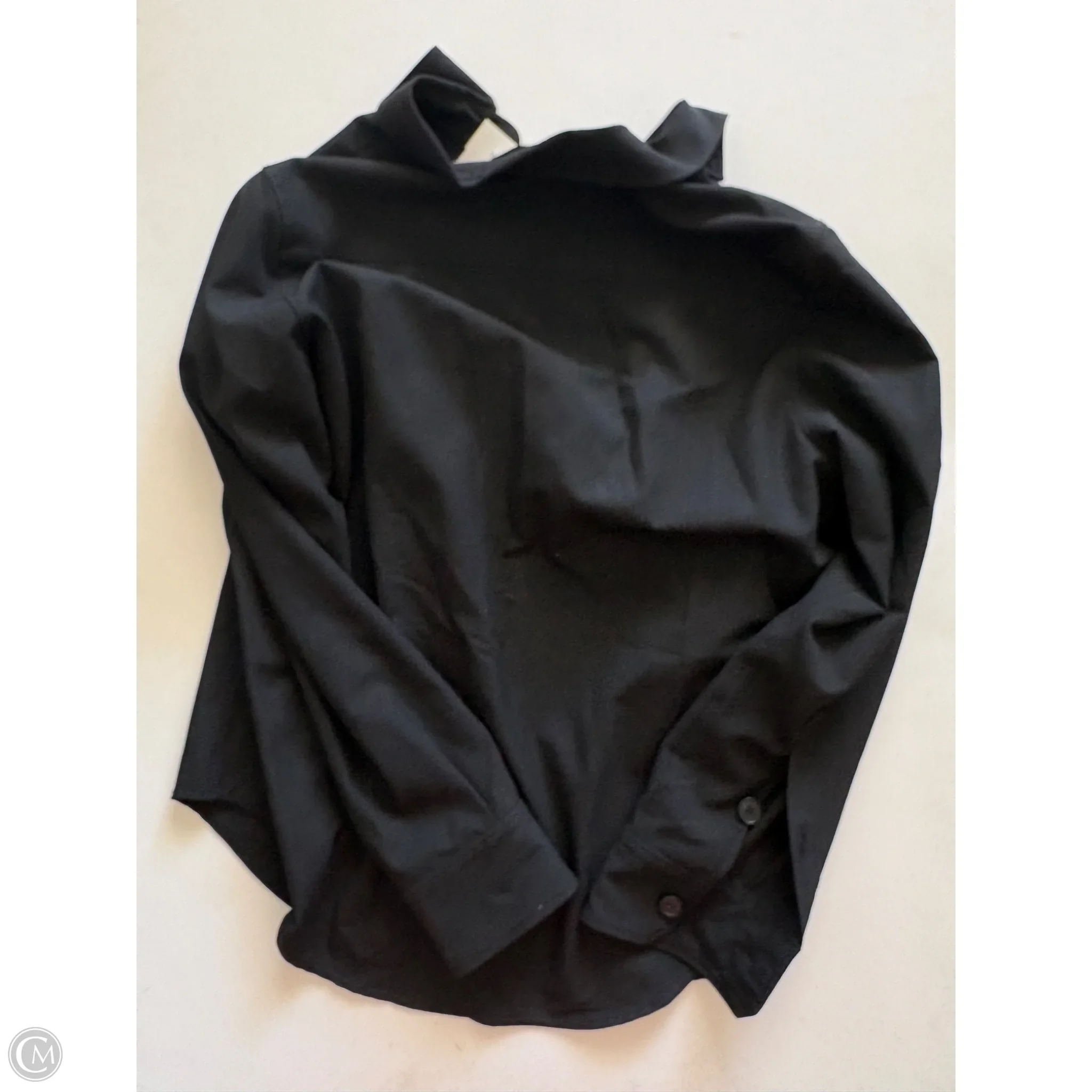 Top Long Sleeve By Zara Women In Black, Size: M - Image 2