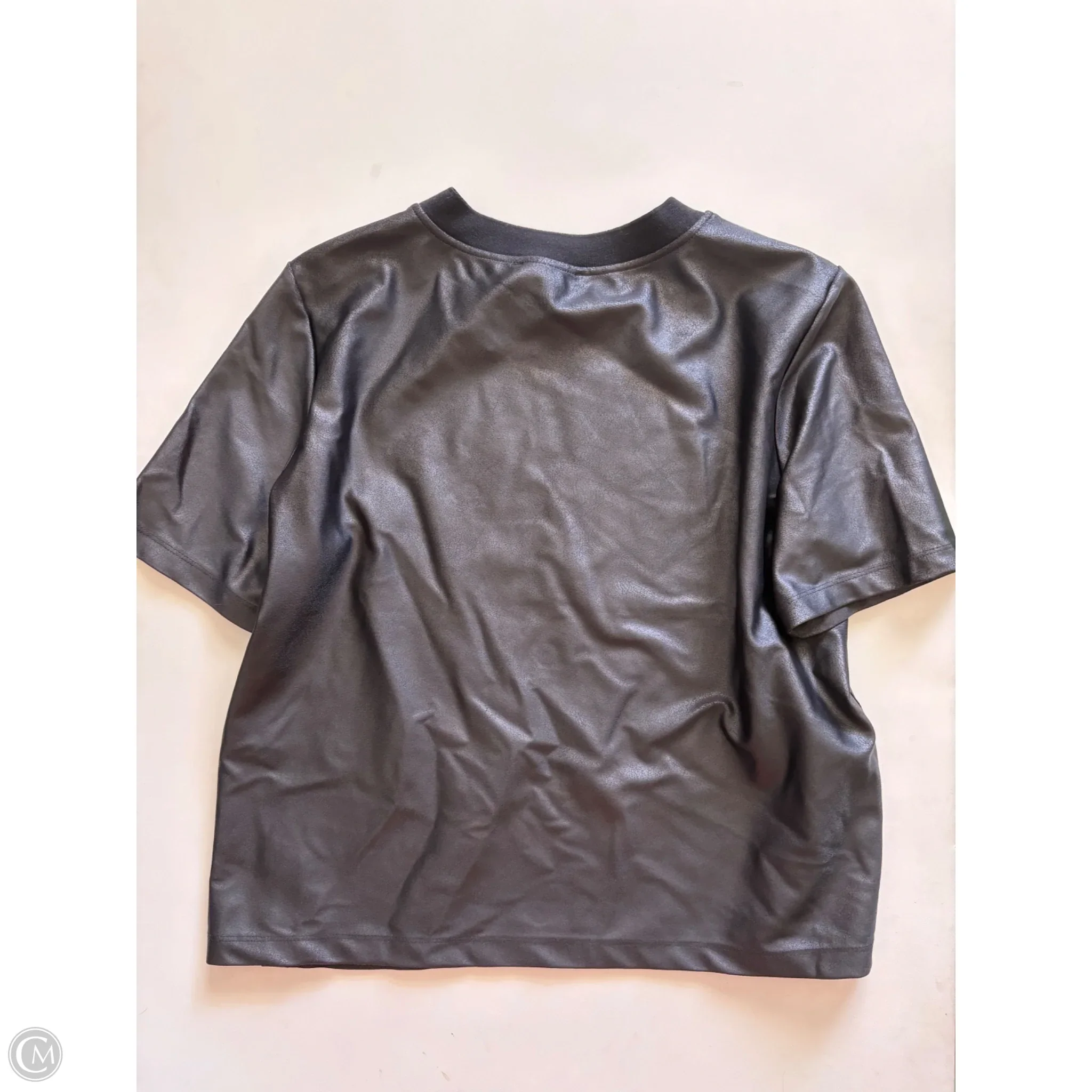 Top Short Sleeve By Maison Jules In Black, Size: M - Image 2
