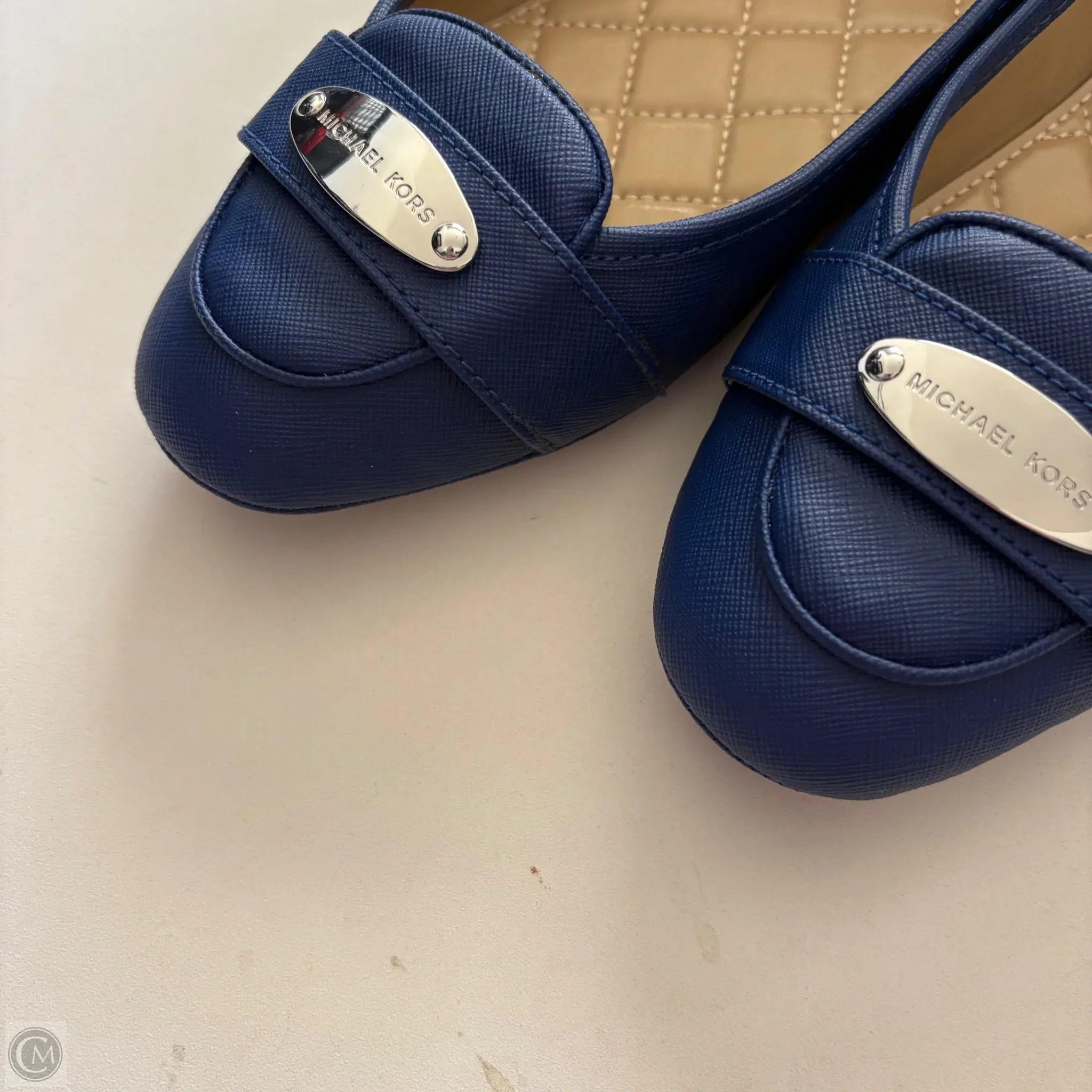 Shoes Designer By Michael Kors In Blue, Size: 8.5 - Image 3
