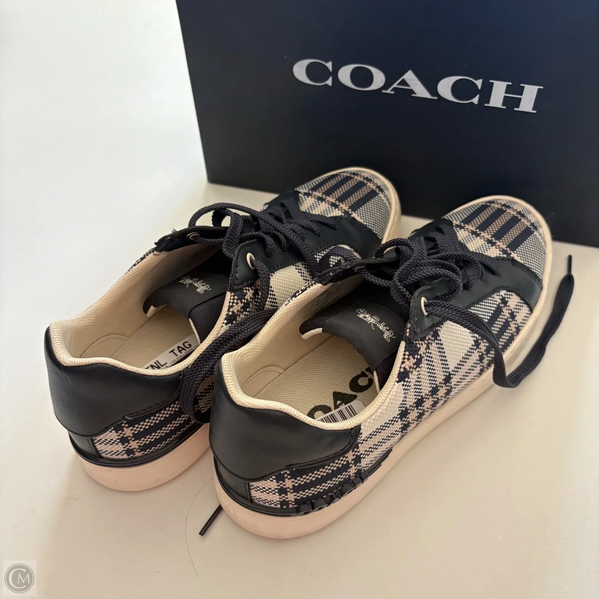 Shoes Designer By Coach In Navy, Size: 7 - Image 1
