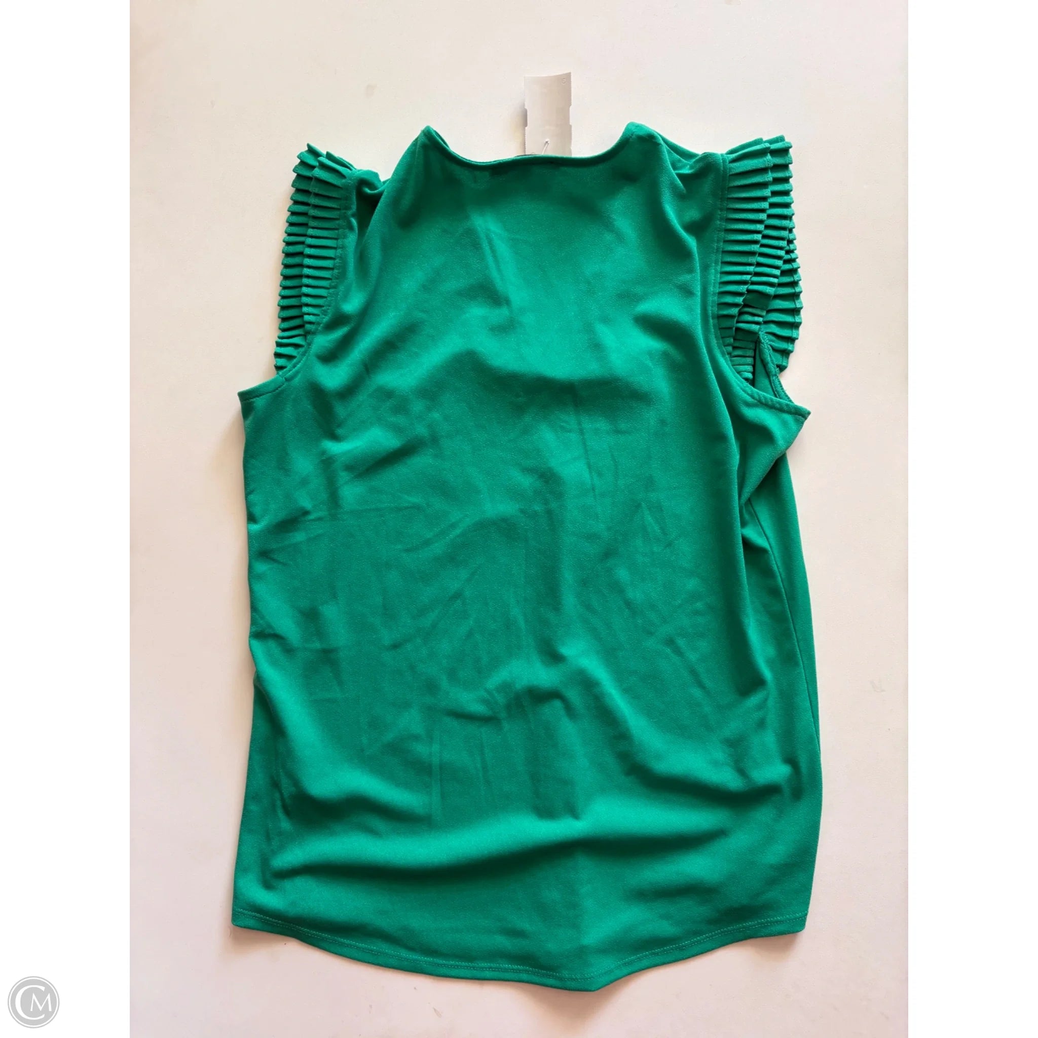 Top Short Sleeve By Adrianna Papell In Green, Size: Xs - Image 2