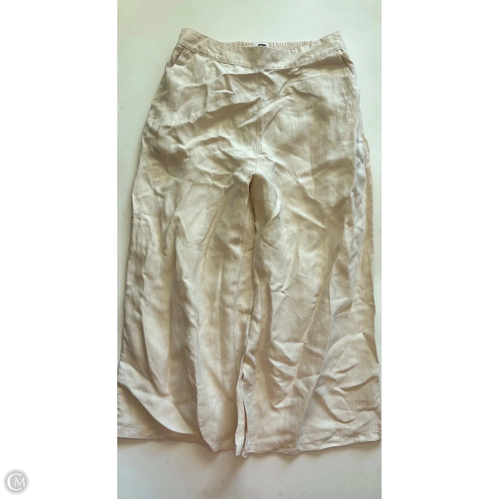 Pants Linen By Joie In Cream, Size: L - Image 1