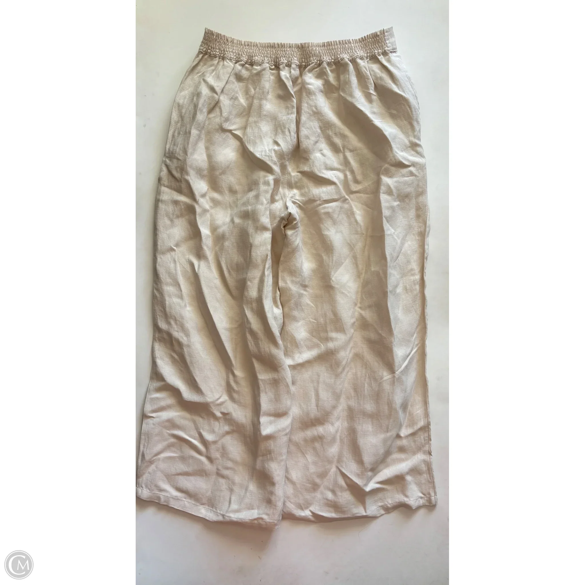 Pants Linen By Joie In Cream, Size: L - Image 2
