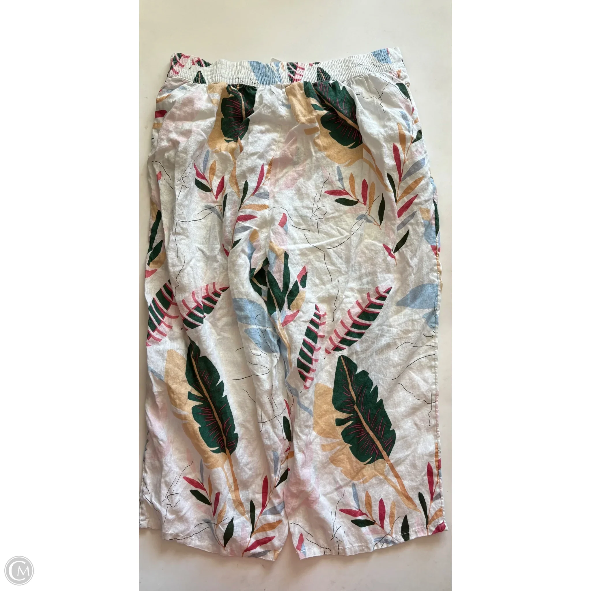 Pants Linen By Cynthia Rowley In Floral Print, Size: 2x - Image 2