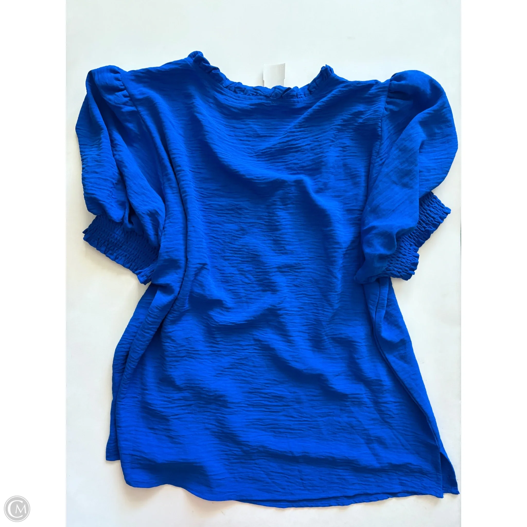 Top Short Sleeve By Jodifl In Blue, Size: 1x - Image 2