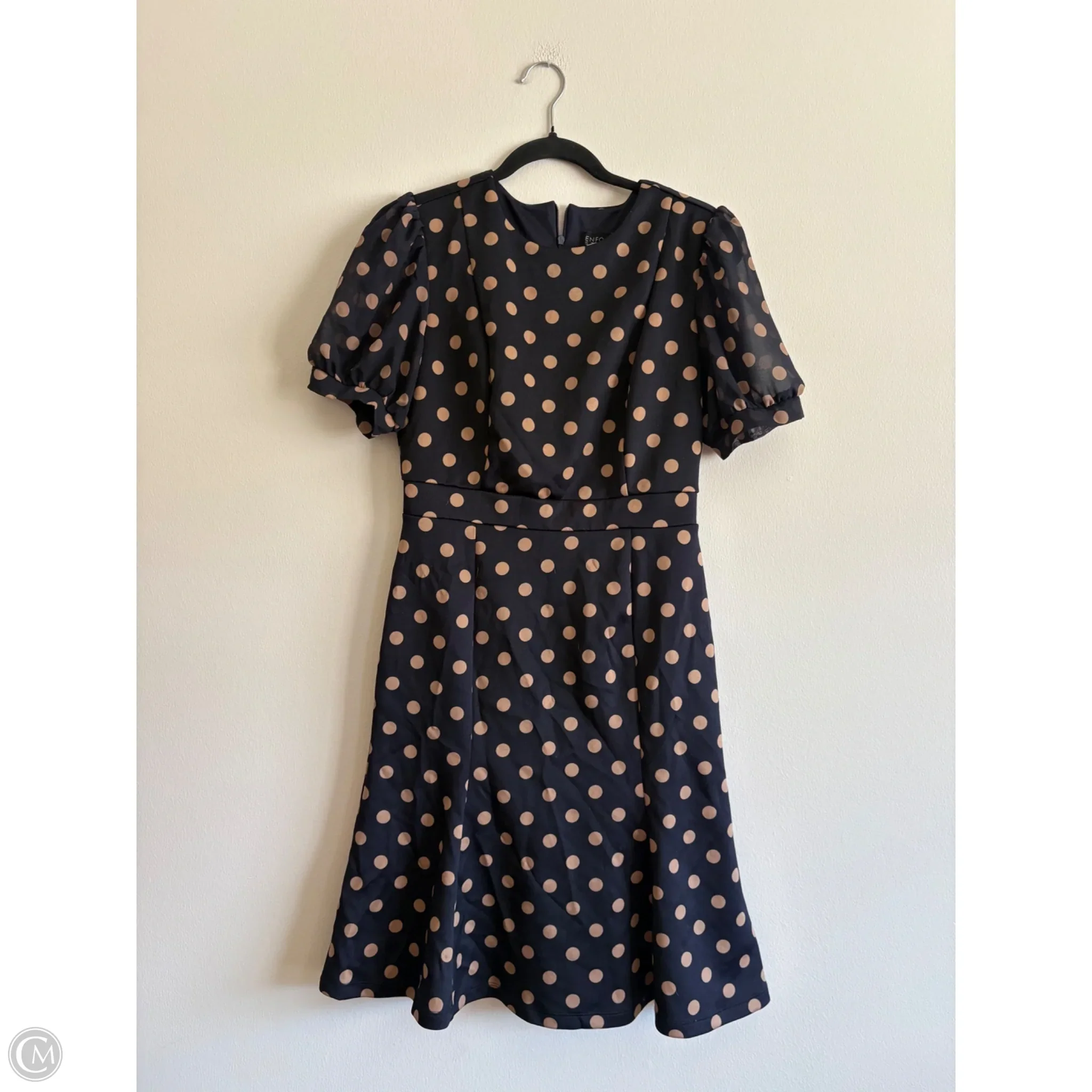 Dress Casual Midi By Enfocus In Polkadot Pattern, Size: 6 - Image 1