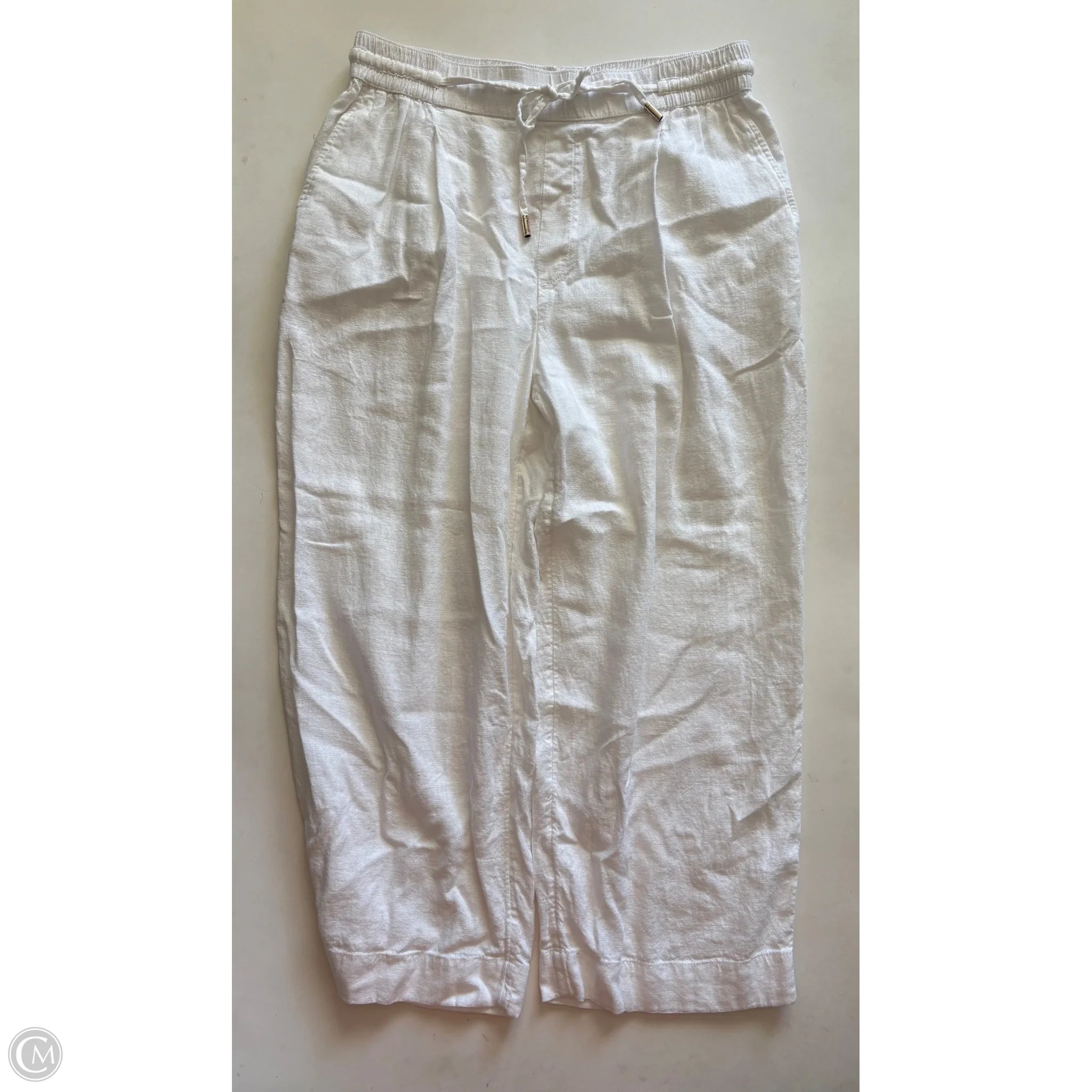 Pants Linen By Nautica In White, Size: M - Image 1