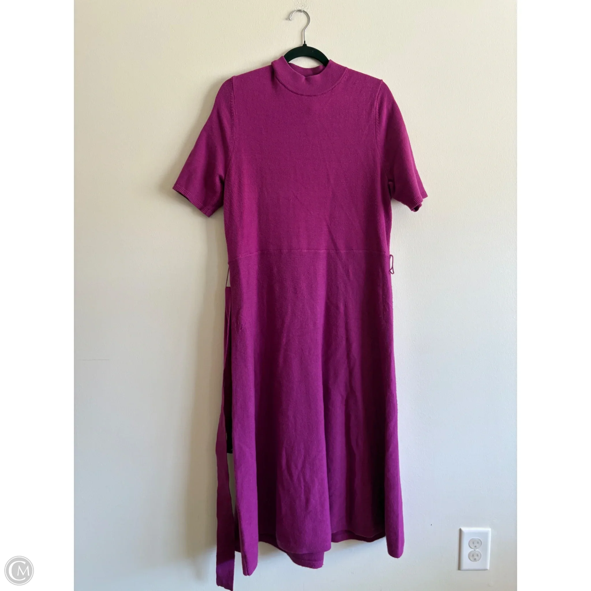 Dress Work By Ann Taylor In Purple, Size: Xl - Image 1