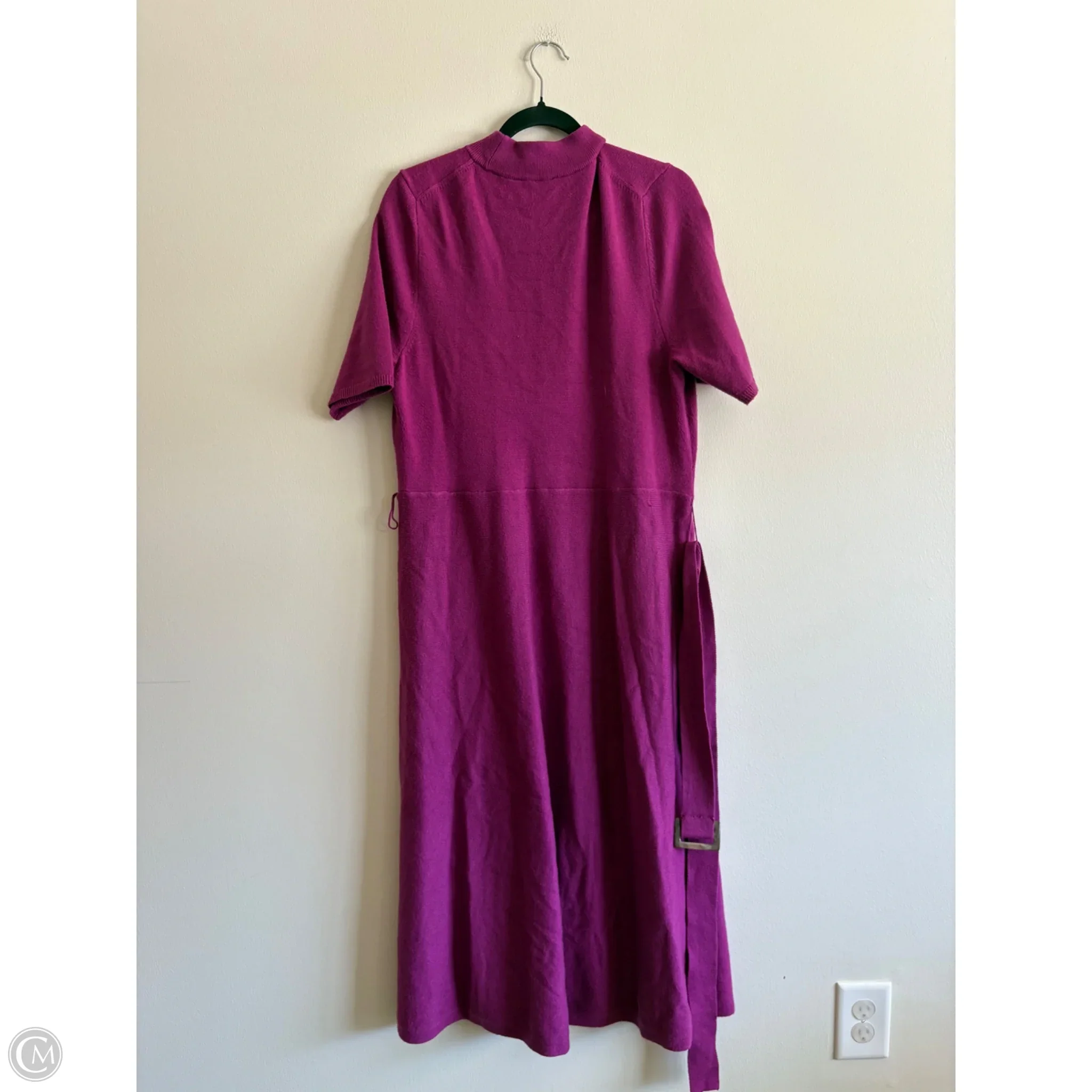Dress Work By Ann Taylor In Purple, Size: Xl - Image 2