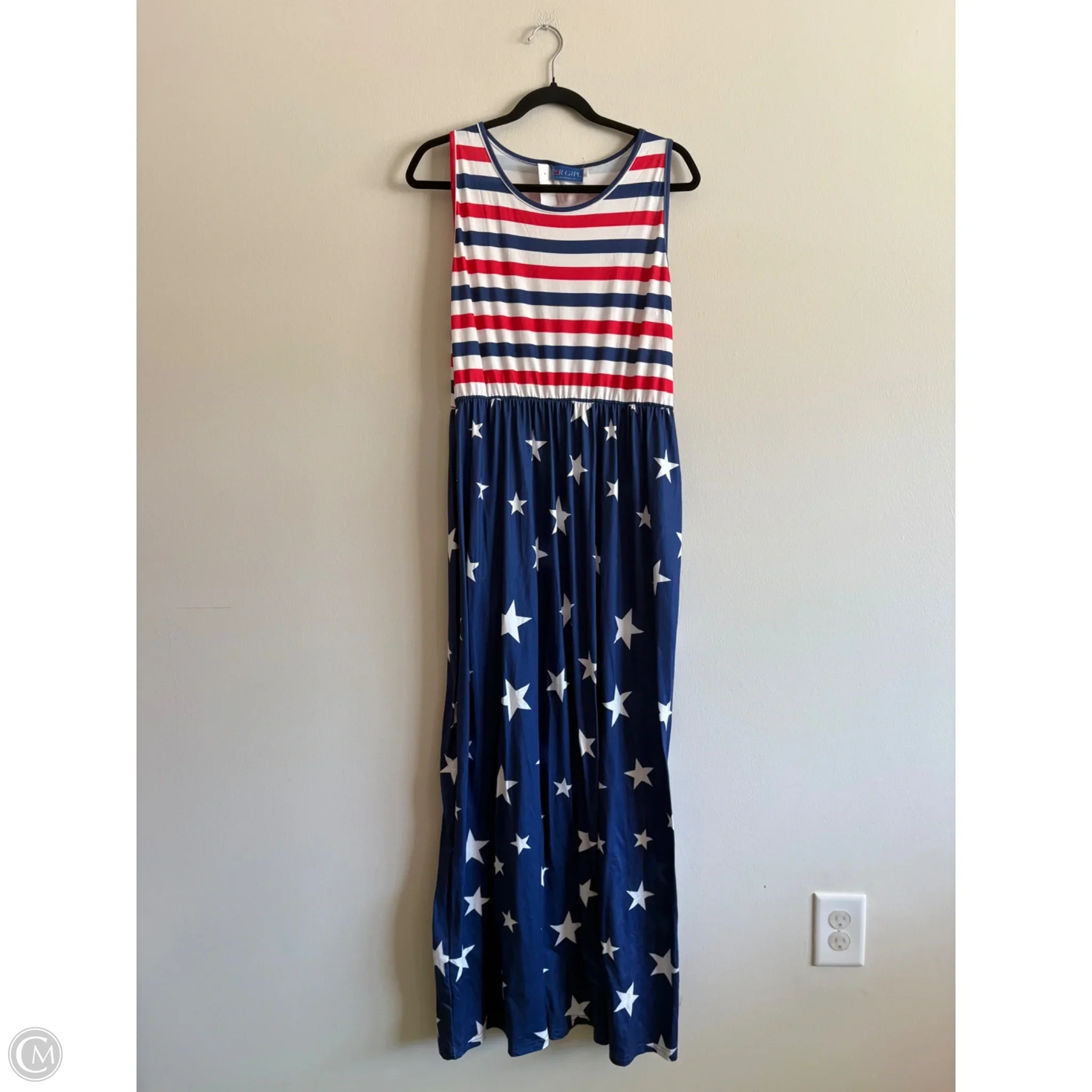 Dress Casual Maxi By For Girla In Navy, Size: Xlarge - Image 1