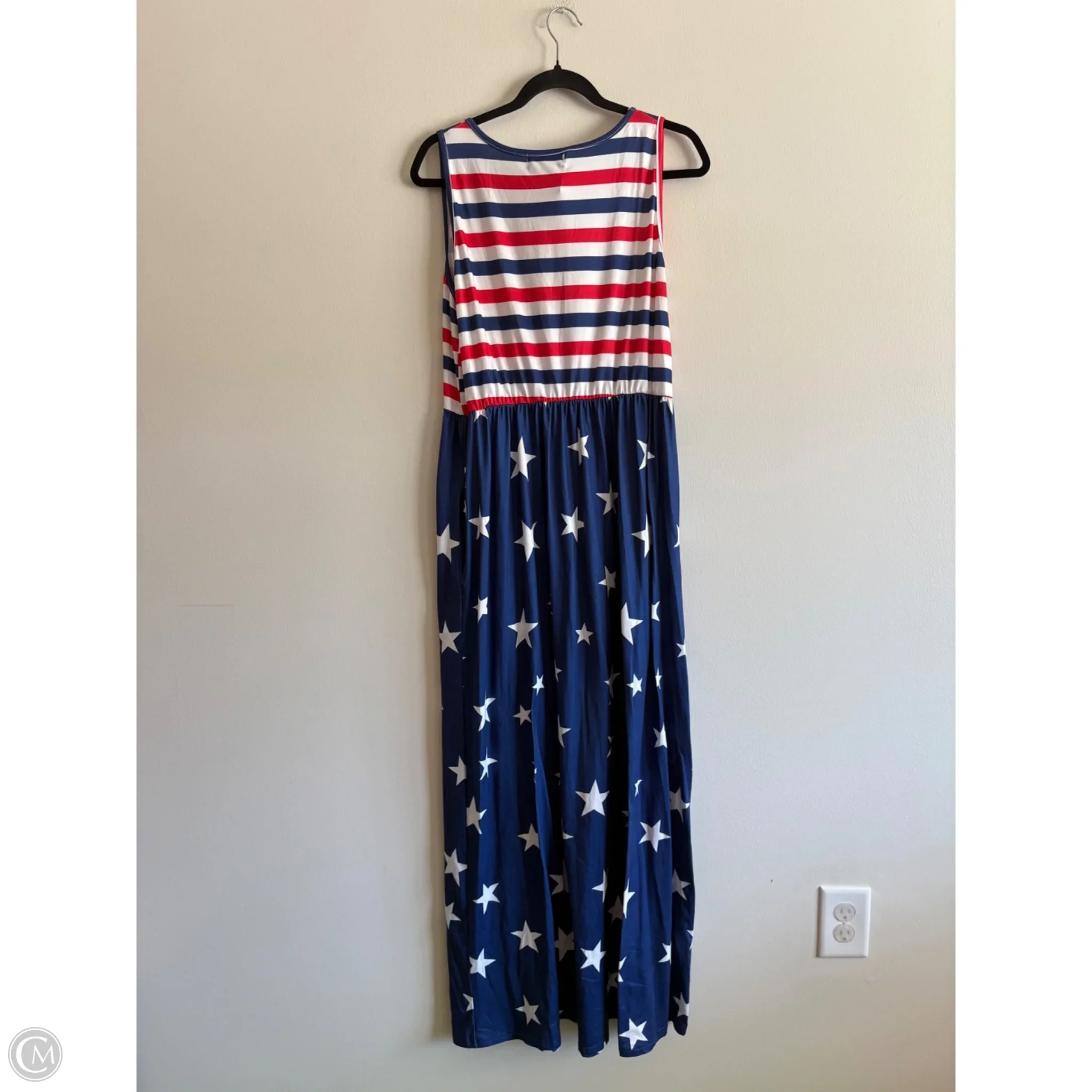 Dress Casual Maxi By For Girla In Navy, Size: Xlarge - Image 2