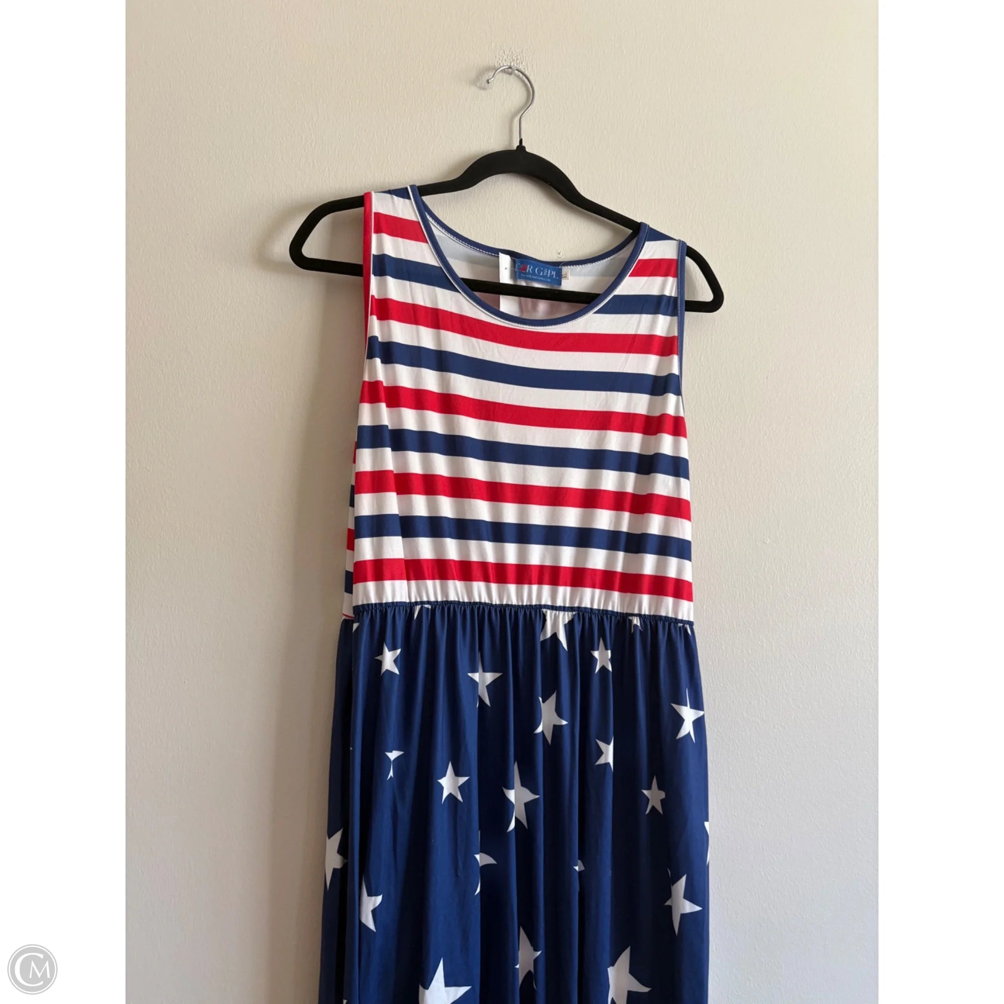 Dress Casual Maxi By For Girla In Navy, Size: Xlarge - Image 3