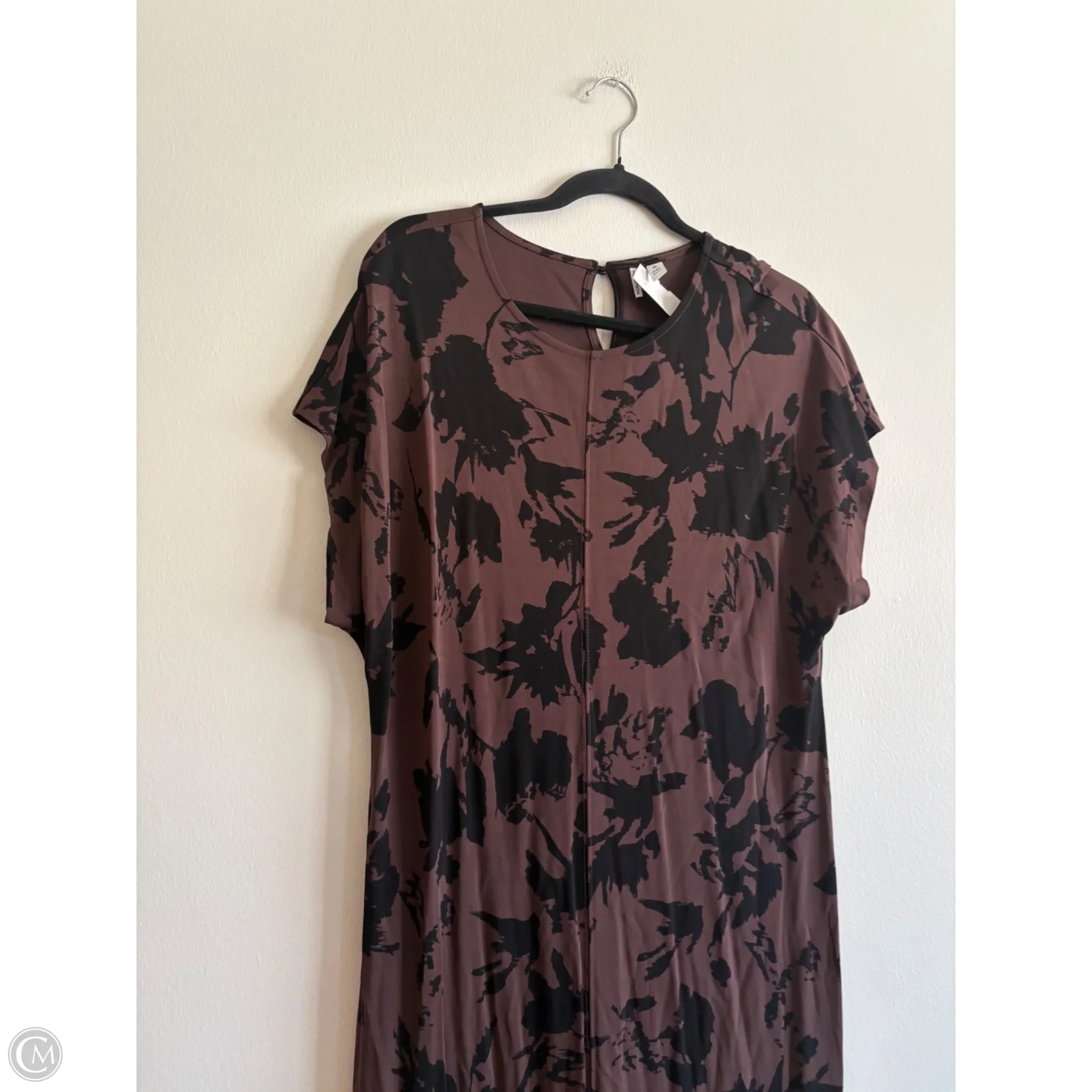 Dress Casual Maxi By Nordstrom In Brown, Size: Xl - Image 3