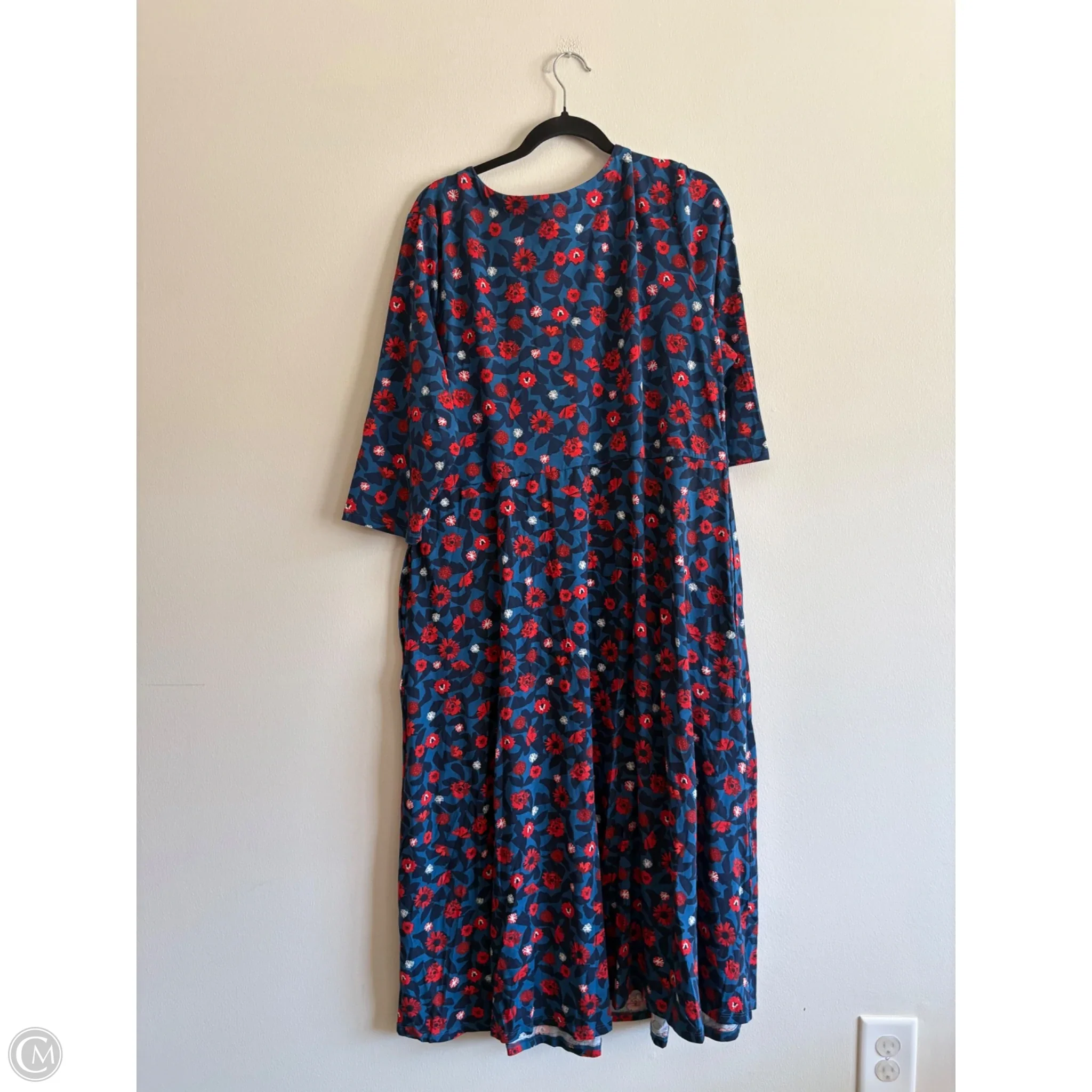 Dress Casual Maxi By Sea Salt In Floral Print, Size: 16 - Image 2