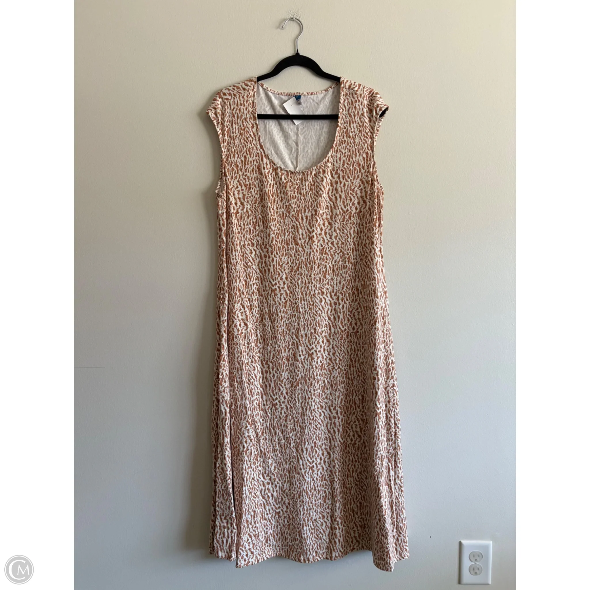 Dress Casual Maxi By Old Navy In Animal Print, Size: Xl - Image 1