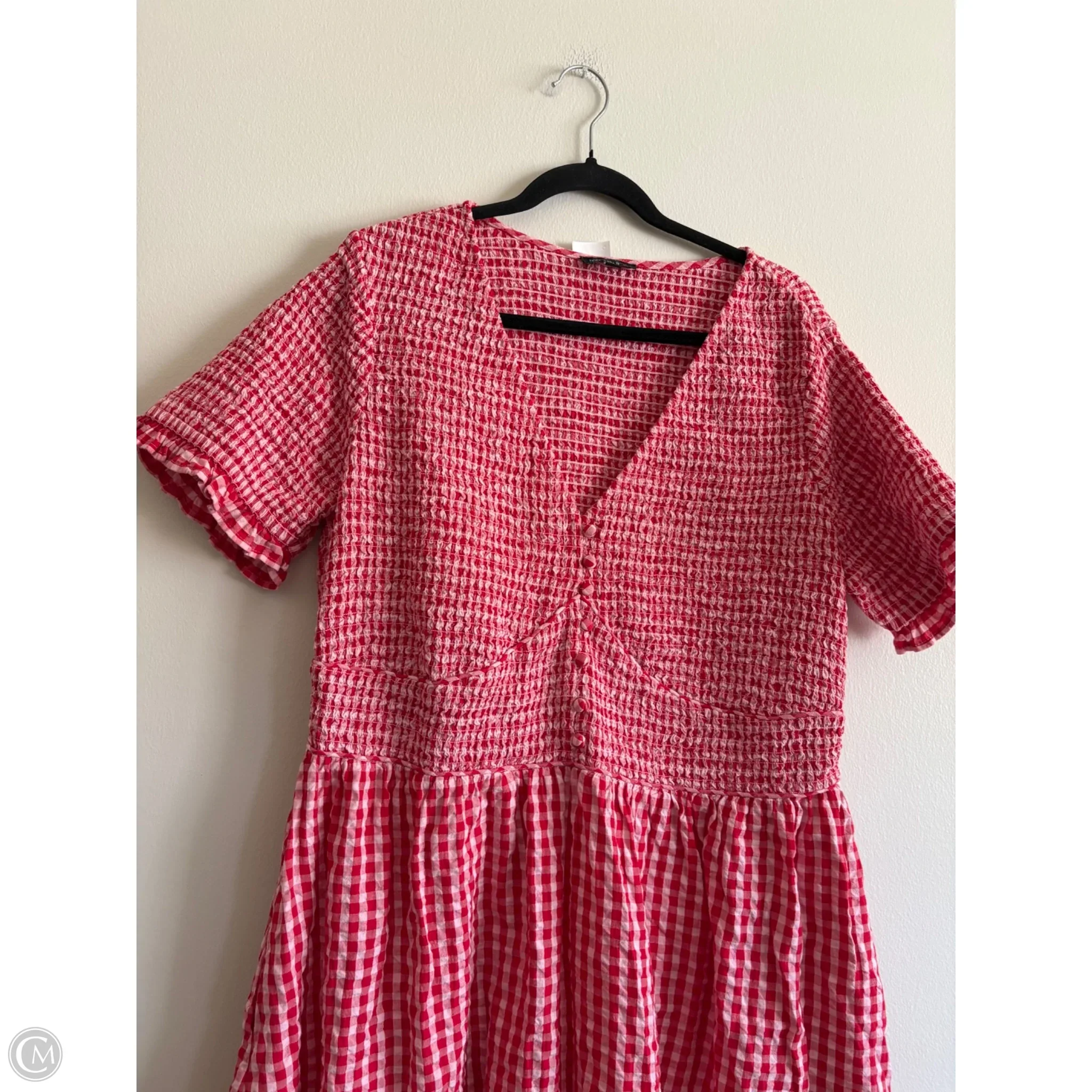 Dress Casual Midi By No Bodies Child In Checkered Pattern, Size: 14 - Image 3