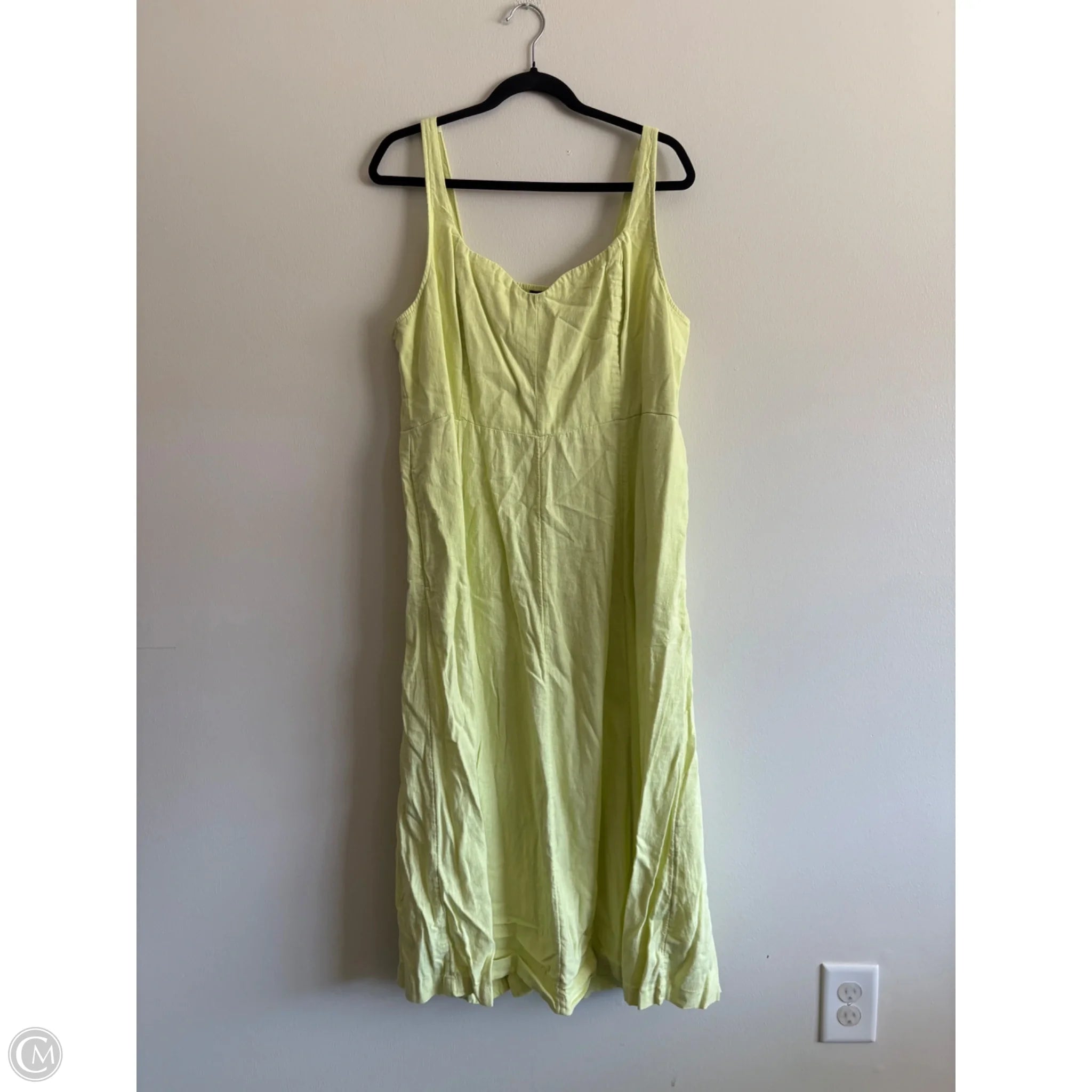 Dress Casual Maxi By Old Navy In Yellow, Size: 2x - Image 1
