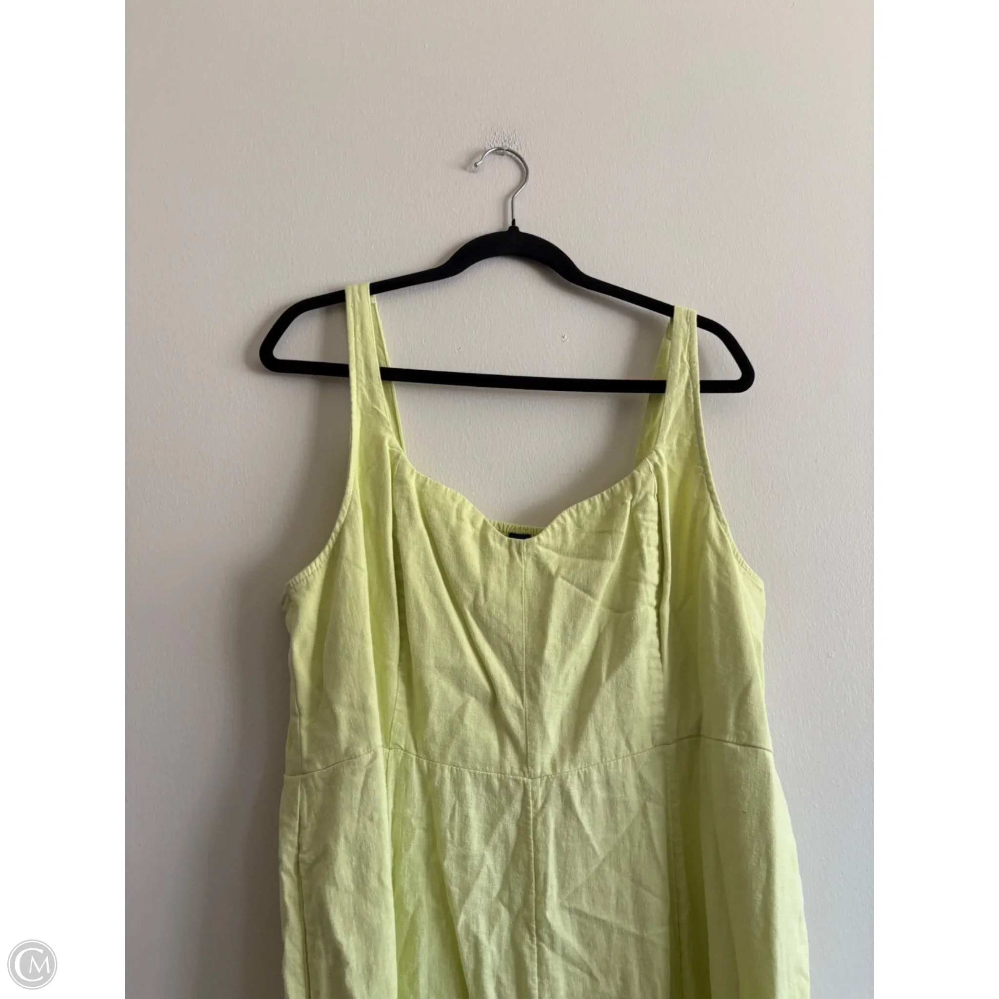 Dress Casual Maxi By Old Navy In Yellow, Size: 2x - Image 3