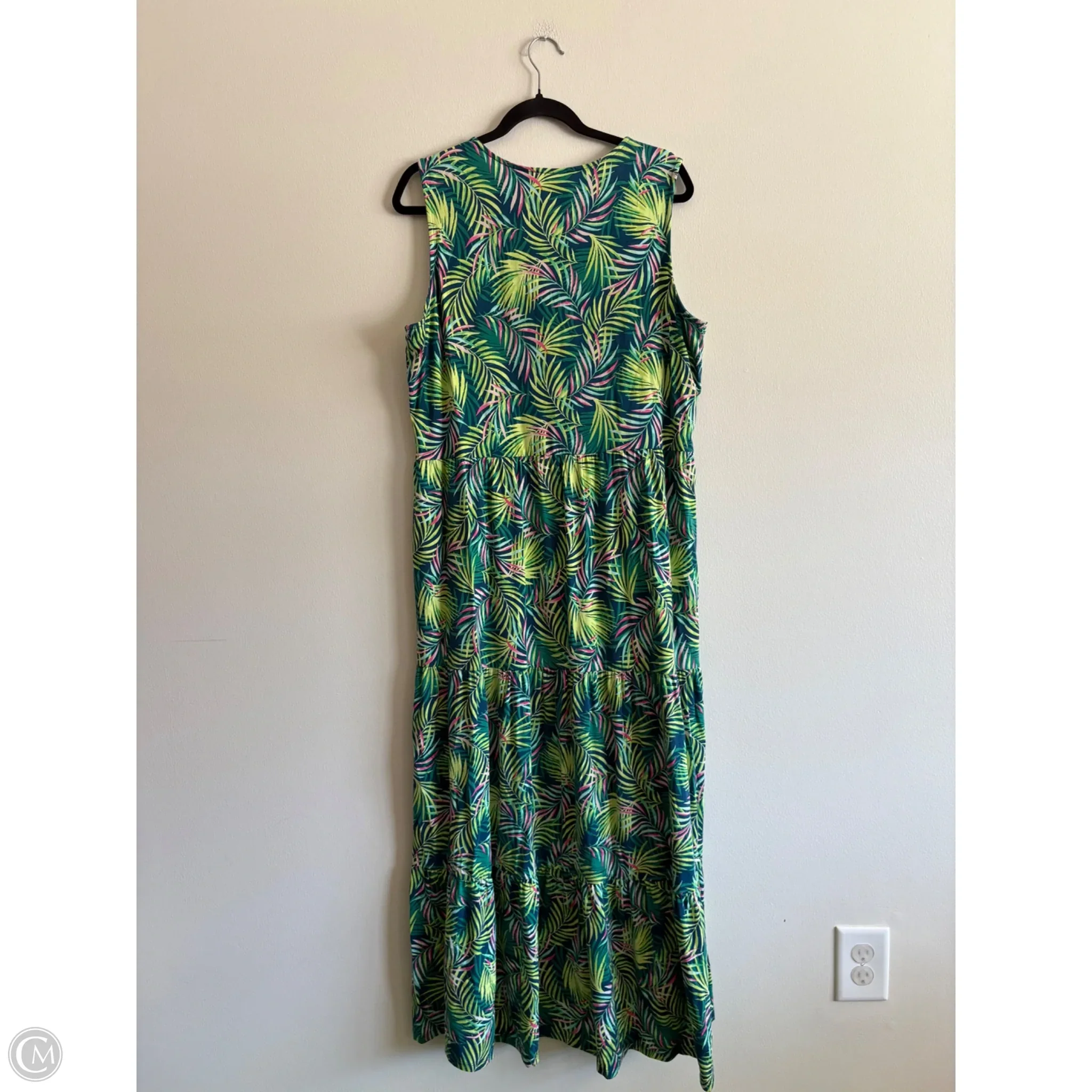 Dress Casual Maxi By Lands End In Multi-colored, Size: 18 - Image 2