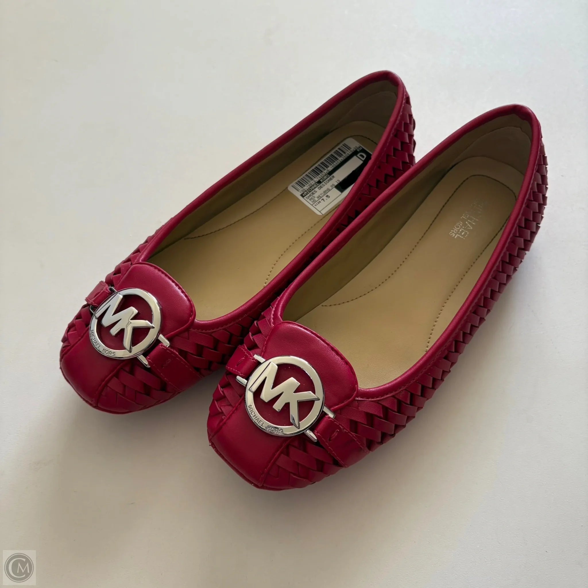 Shoes Designer By Michael Kors In Red, Size: 7.5 - Image 1