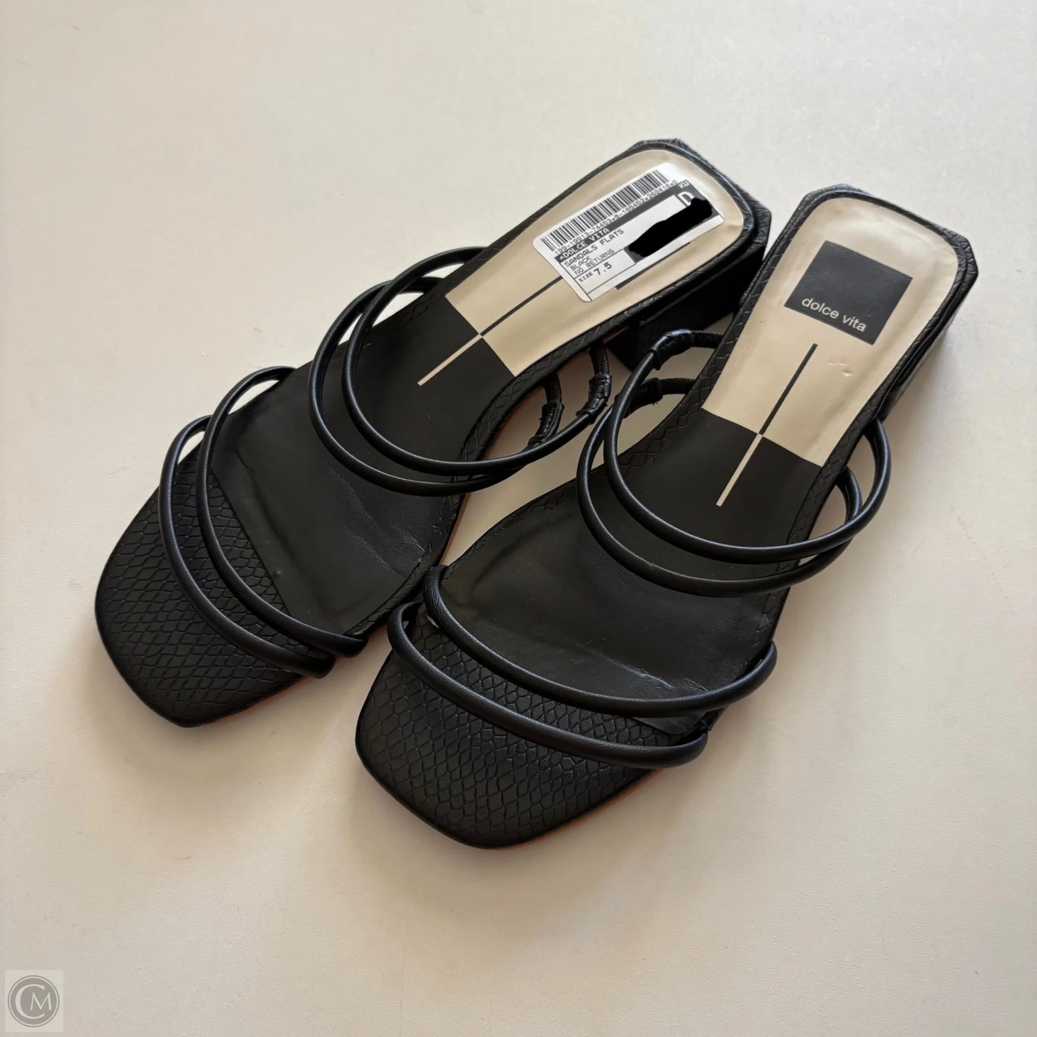 Sandals Flats By Dolce Vita In Black, Size: 7.5 - Image 1