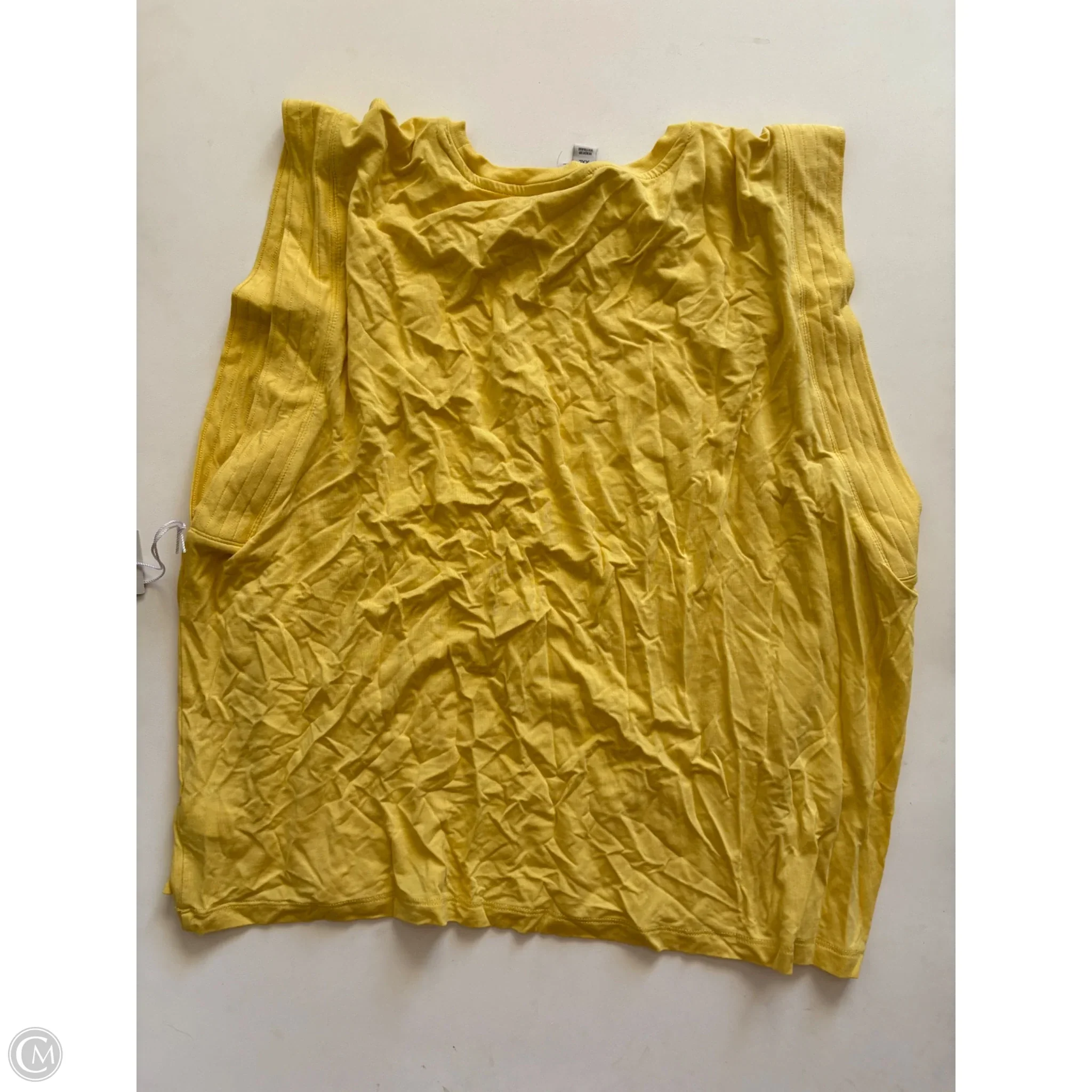 Top Sleeveless By Worthington In Yellow, Size: 2x - Image 2