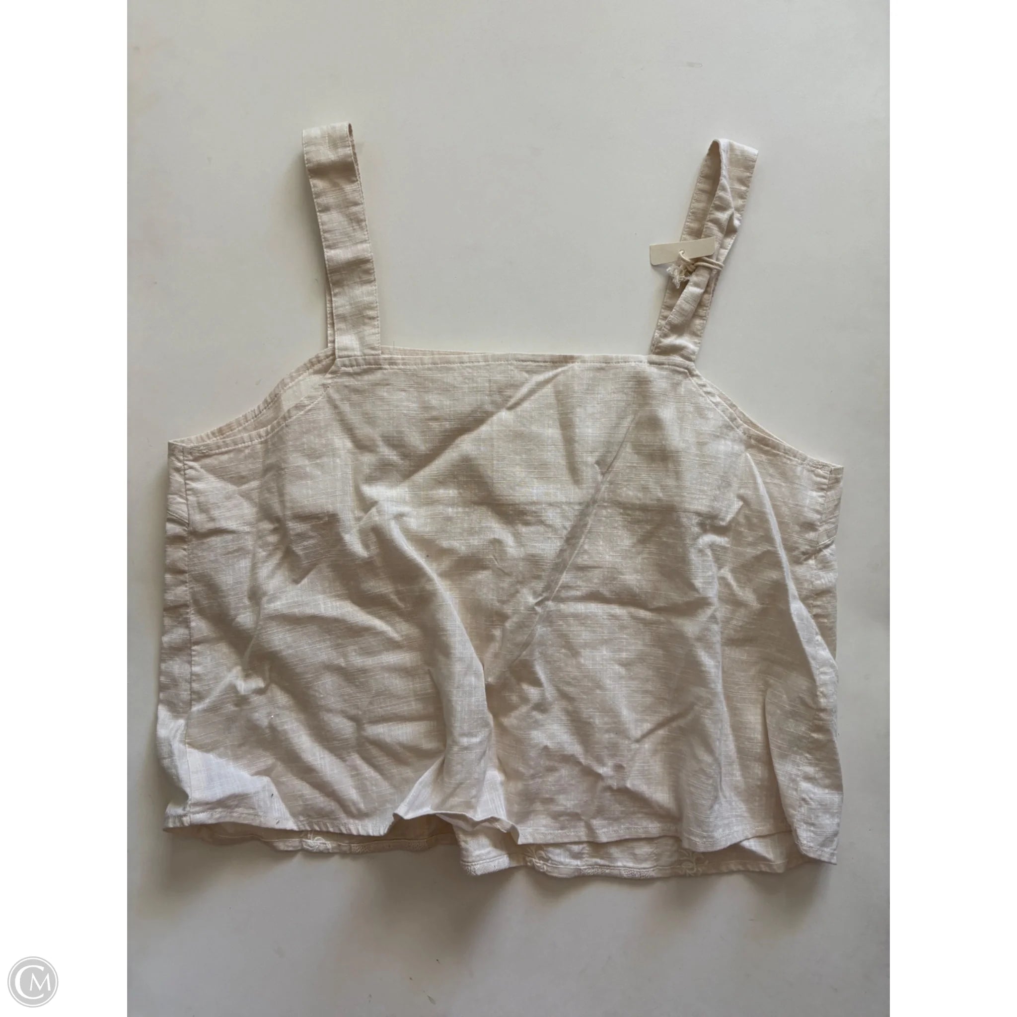 Tank Top By Anna In Cream, Size: M - Image 2