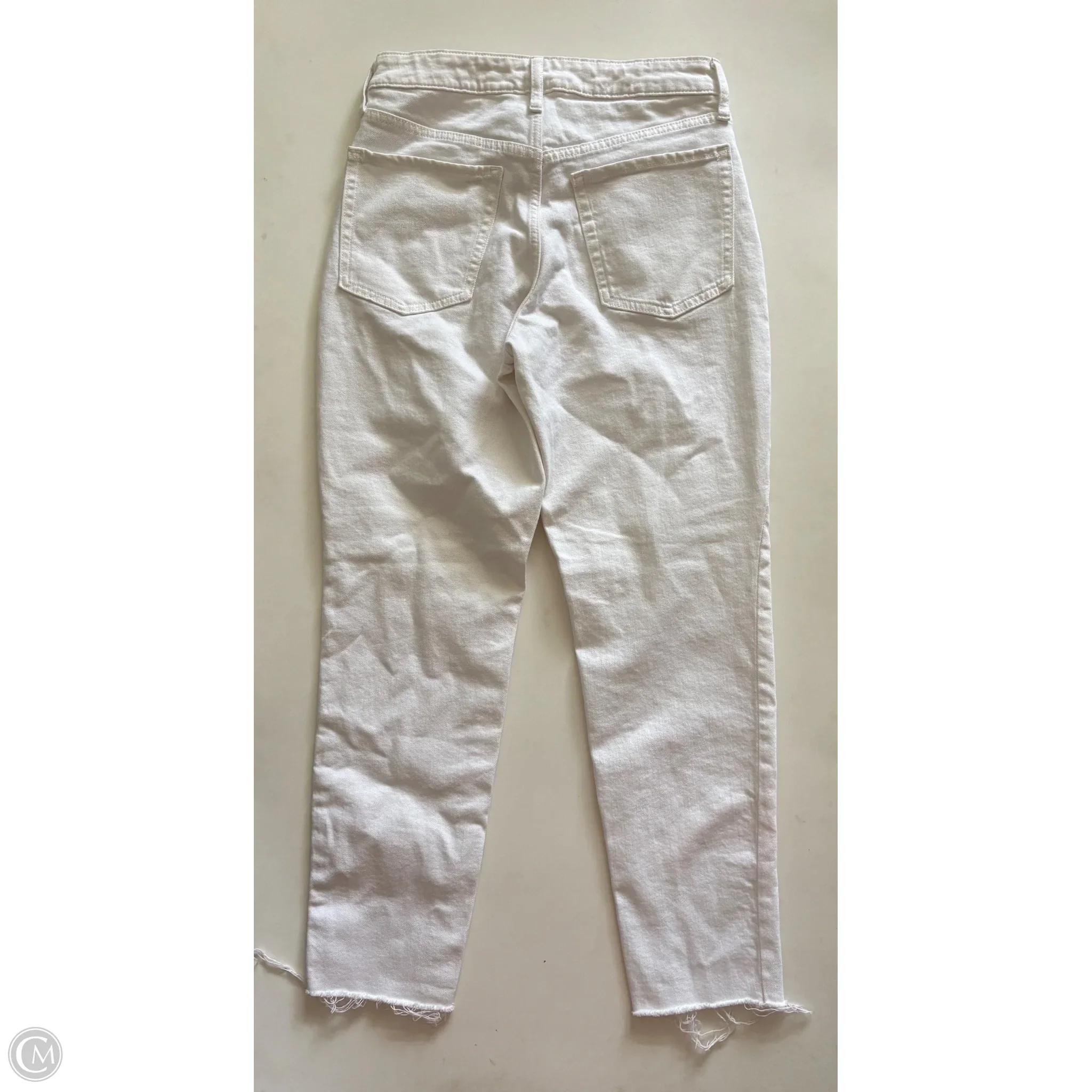 Jeans Straight By Old Navy In White, Size: 4 - Image 2