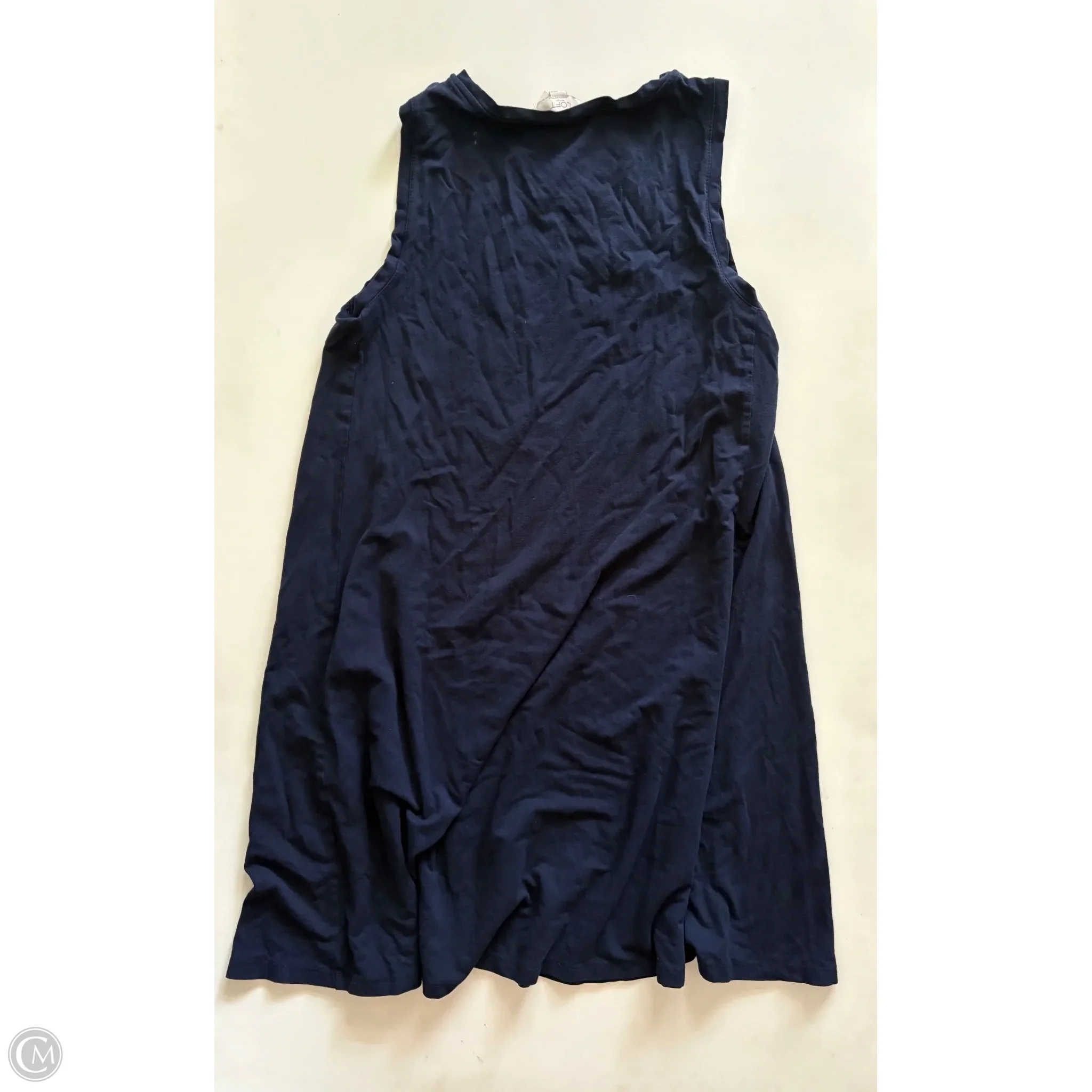 Dress Casual Midi By Loft In Navy, Size: S - Image 2
