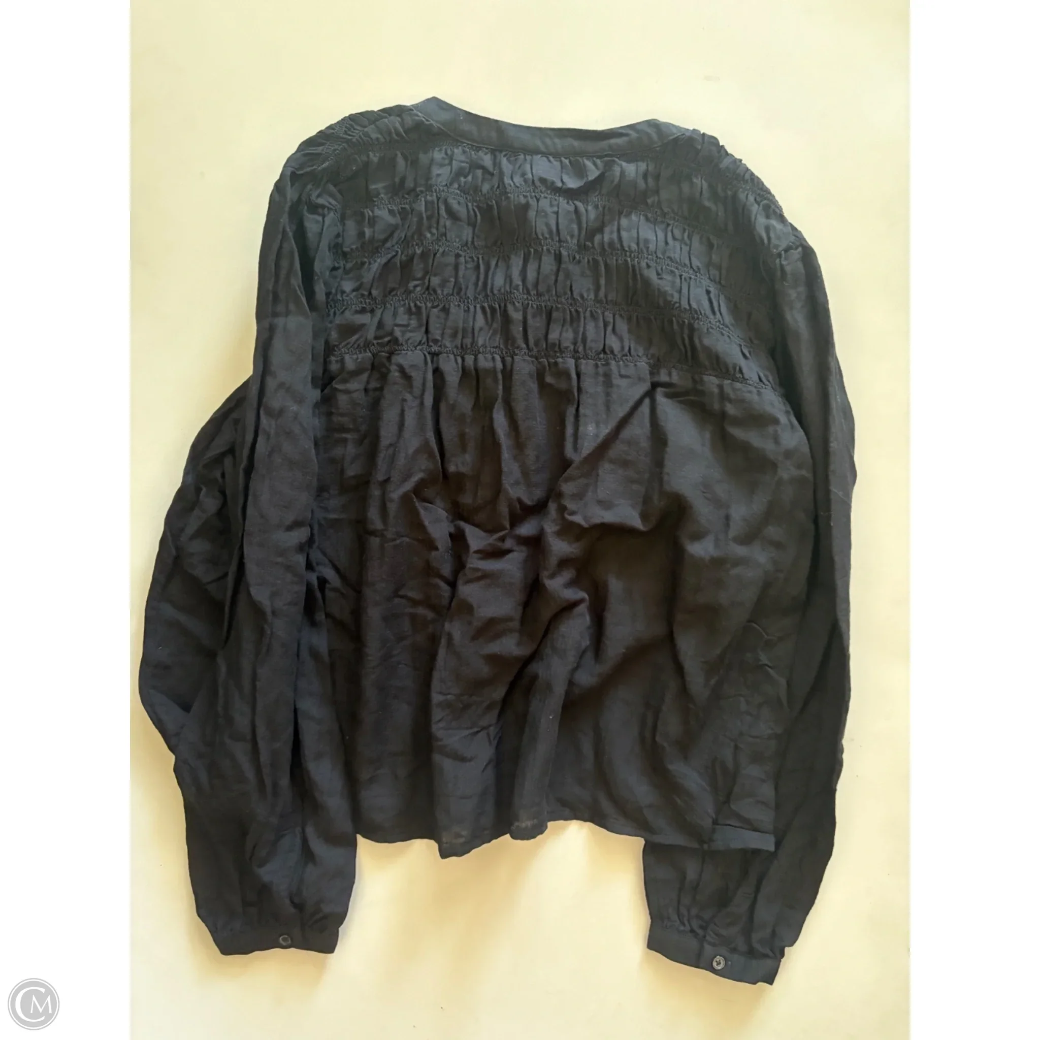 Top Long Sleeve By Universal Thread In Black, Size: M - Image 2