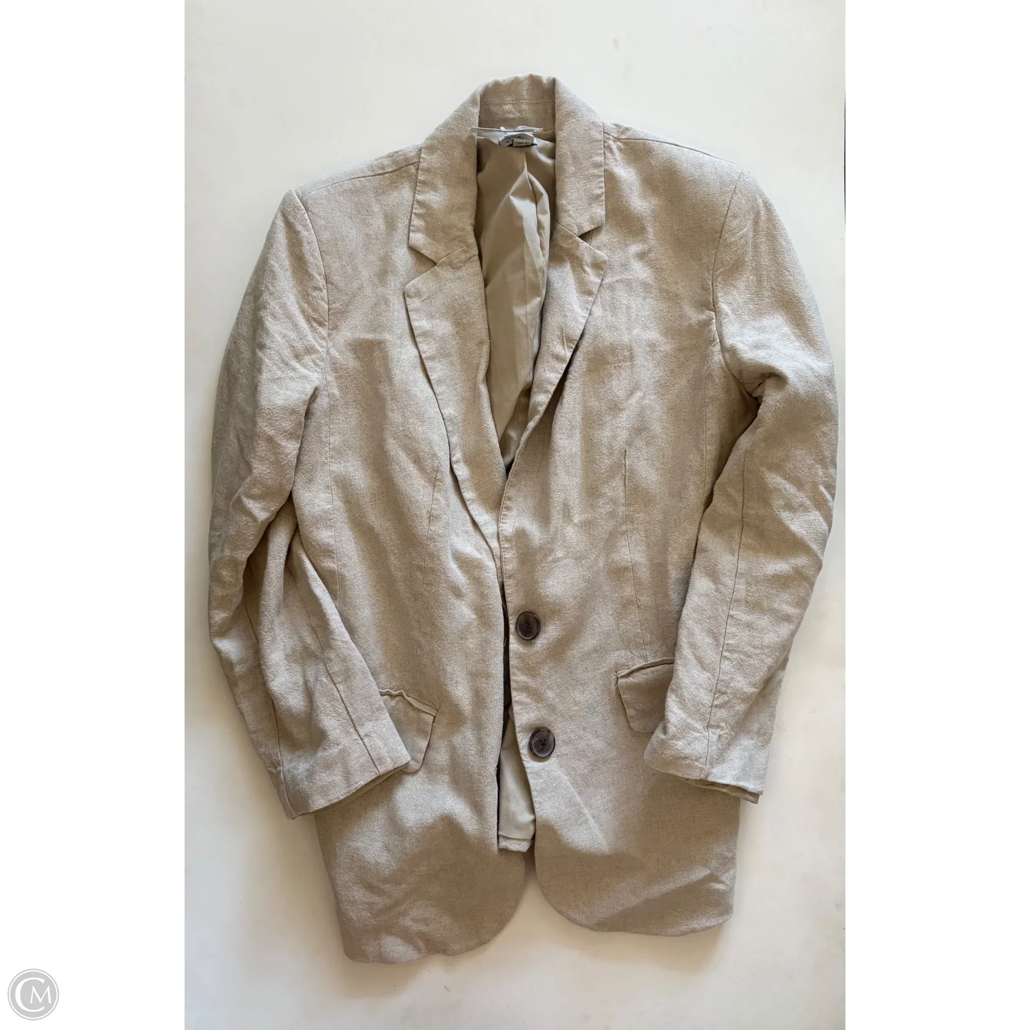 Blazer By A New Day In Tan, Size: S - Image 1