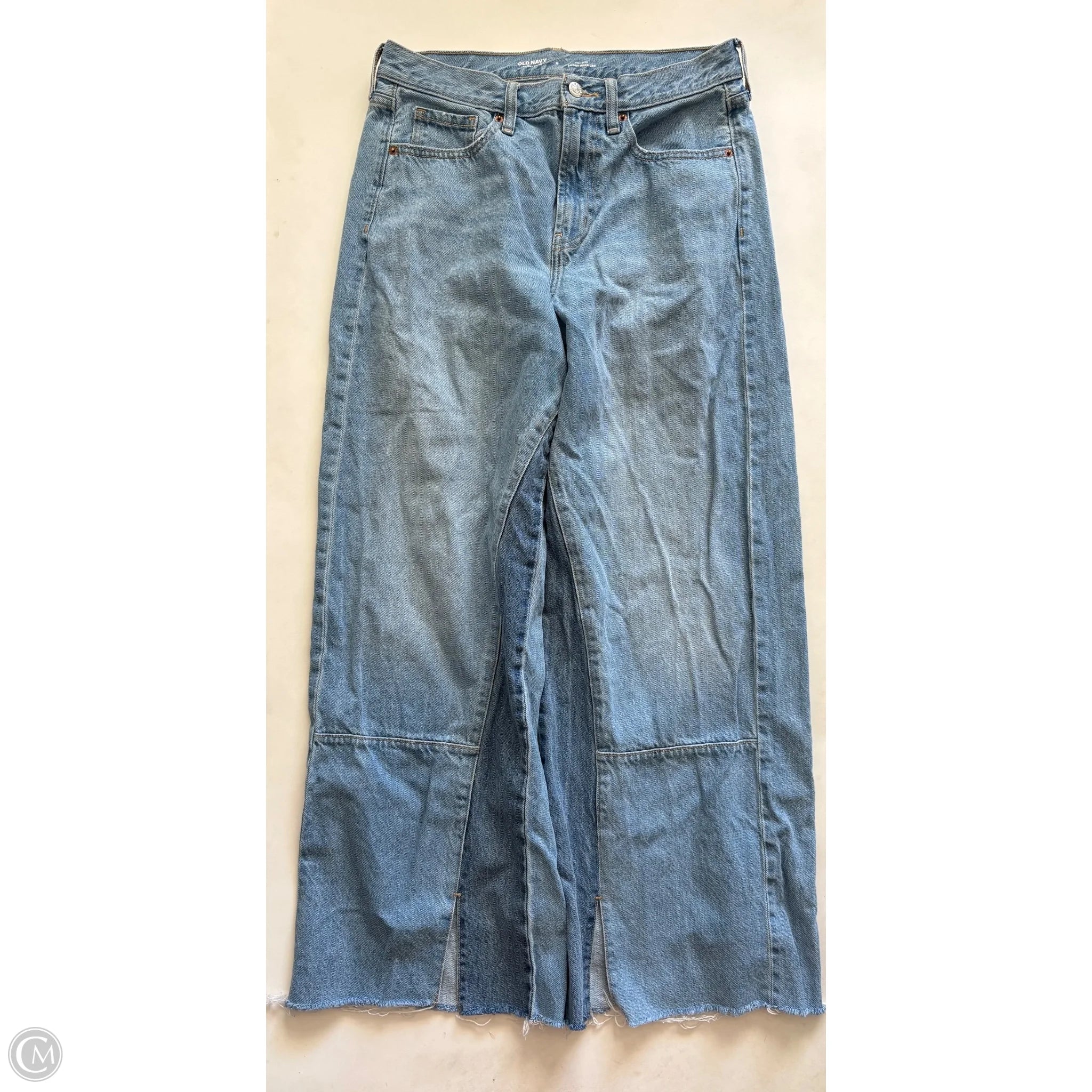 Jeans Wide Leg By Old Navy In Blue, Size: 8 - Image 1