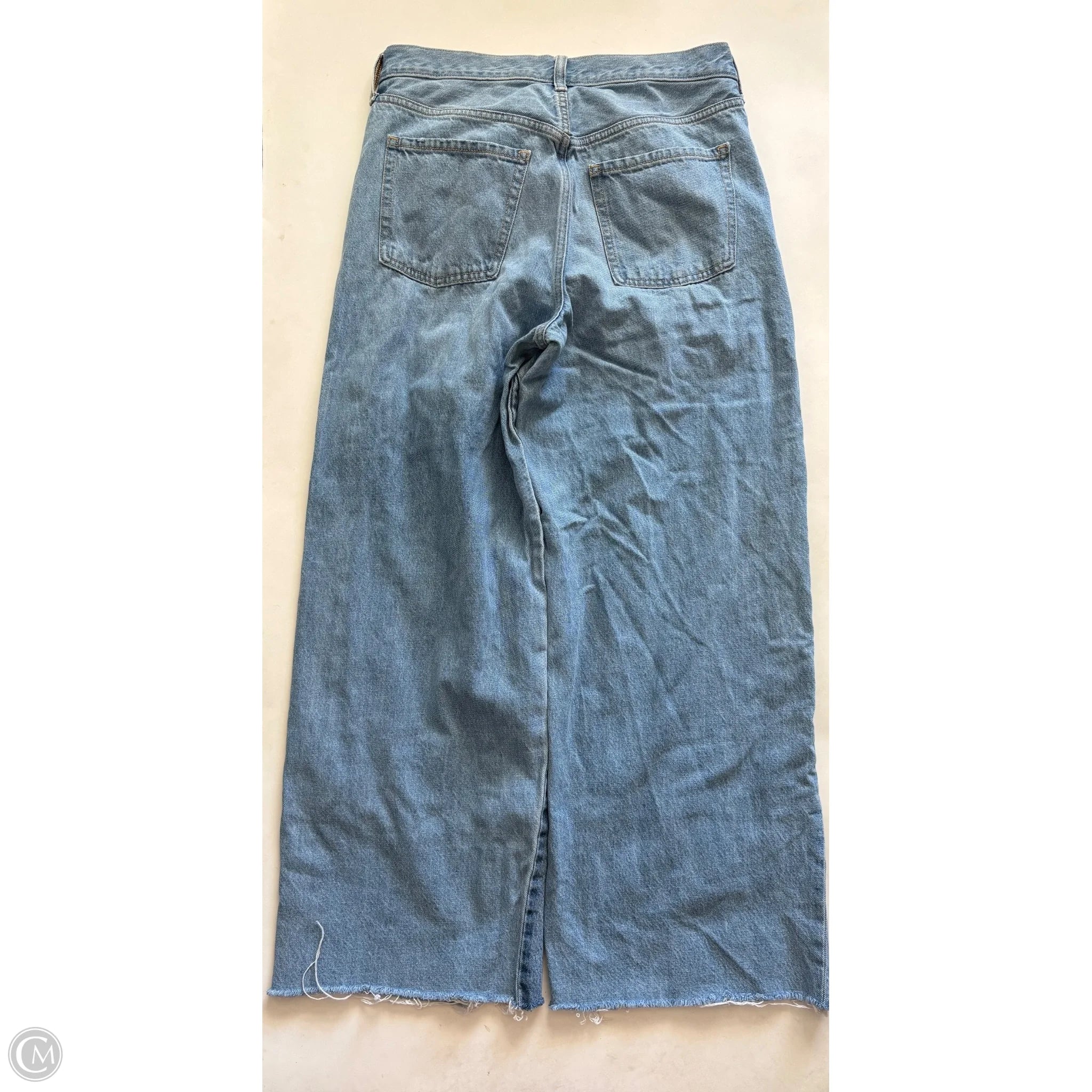 Jeans Wide Leg By Old Navy In Blue, Size: 8 - Image 2