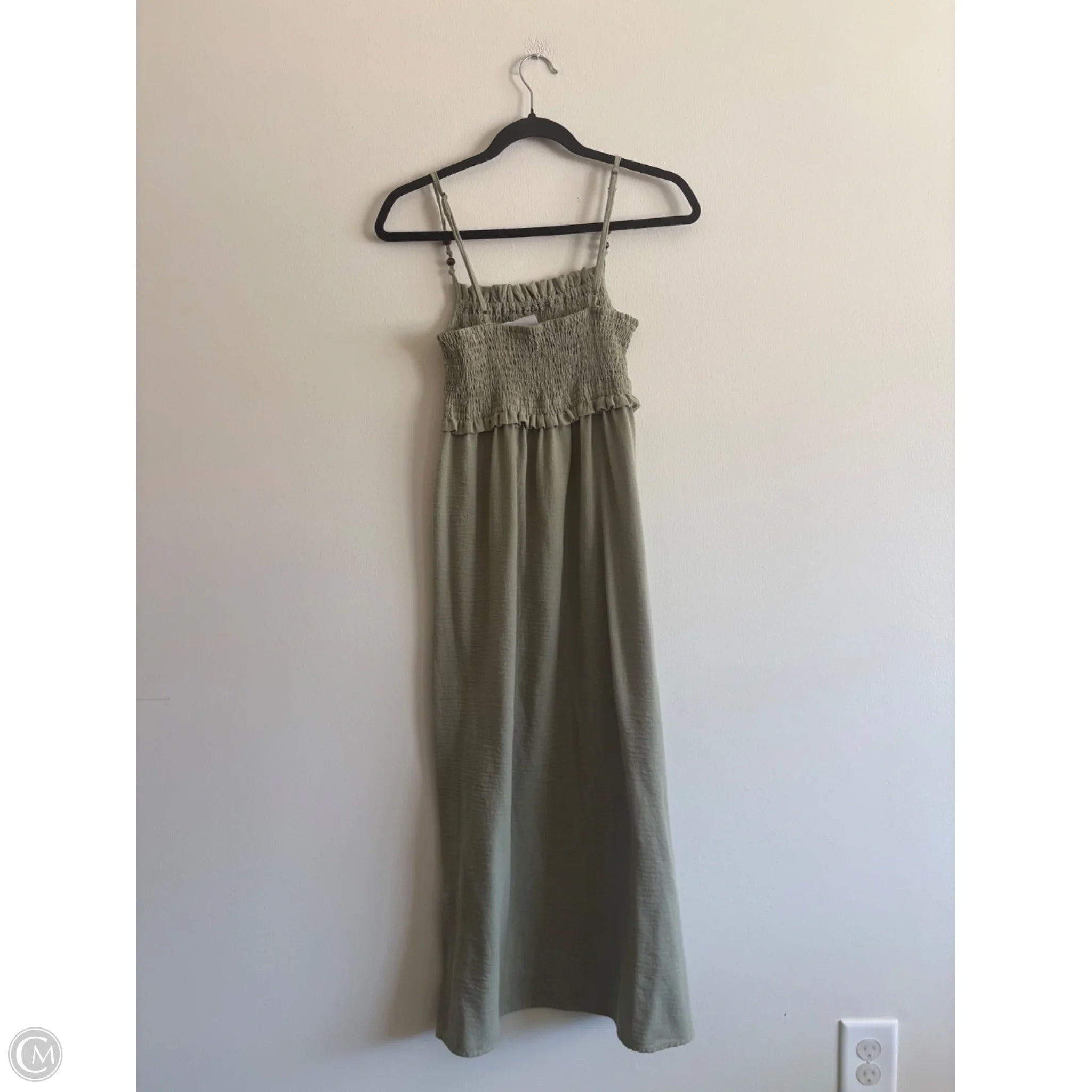 Dress Casual Midi By Zara In Green, Size: M - Image 2