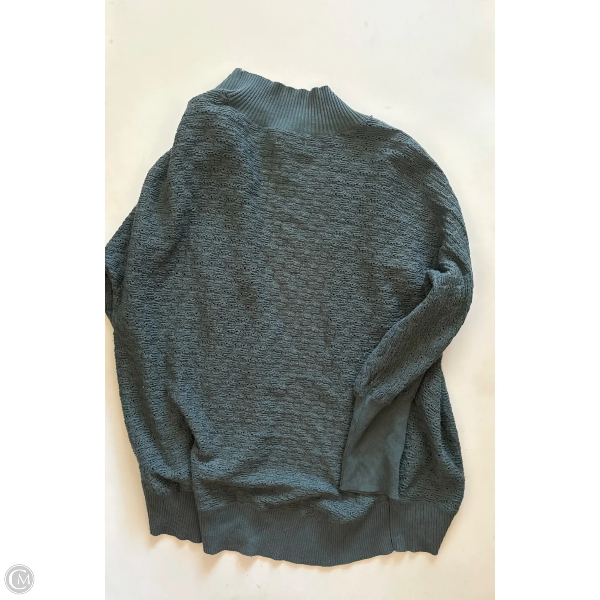 Sweater Cardigan By Lc Lauren Conrad In Green, Size: L - Image 2