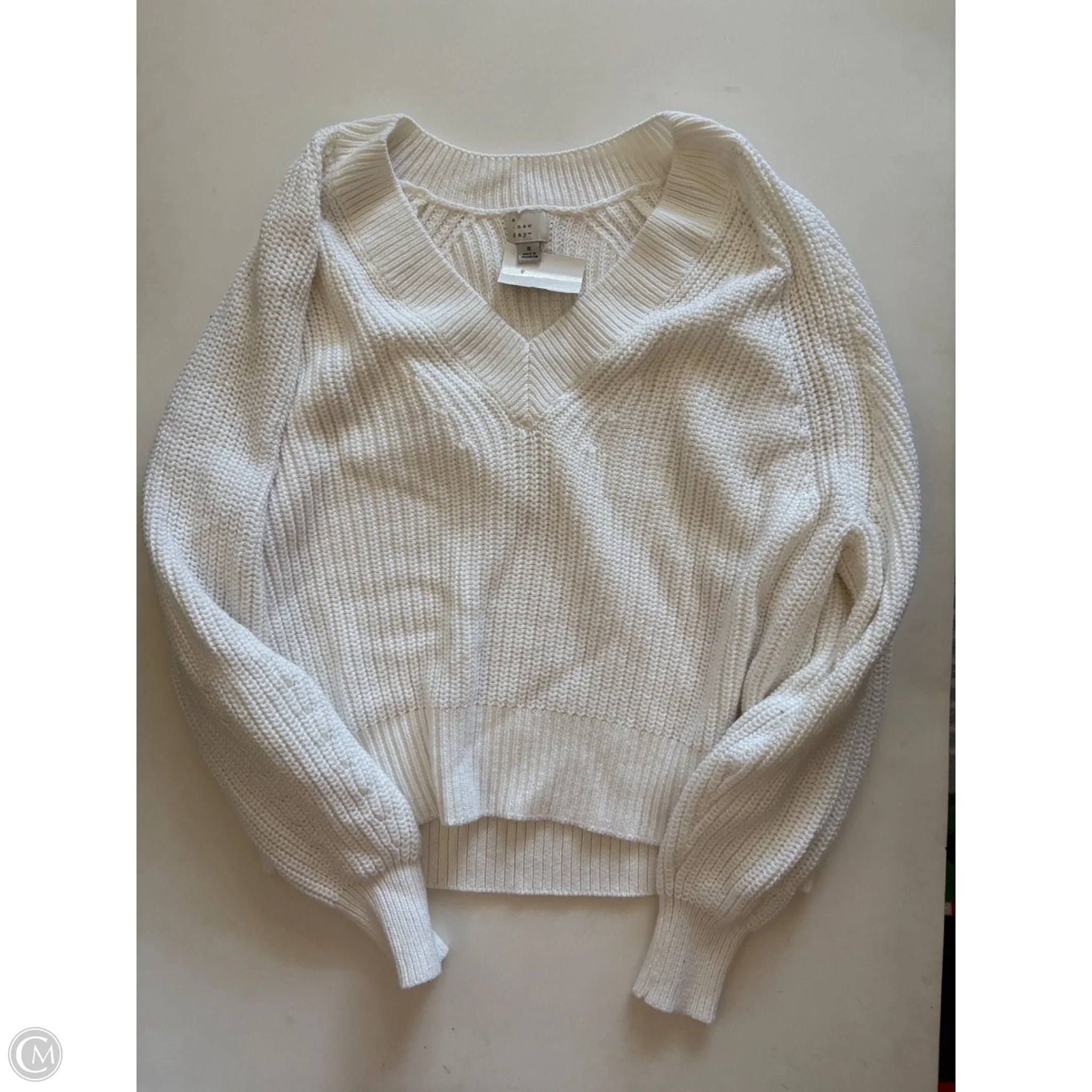 Sweater By A New Day In Cream, Size: S - Image 1