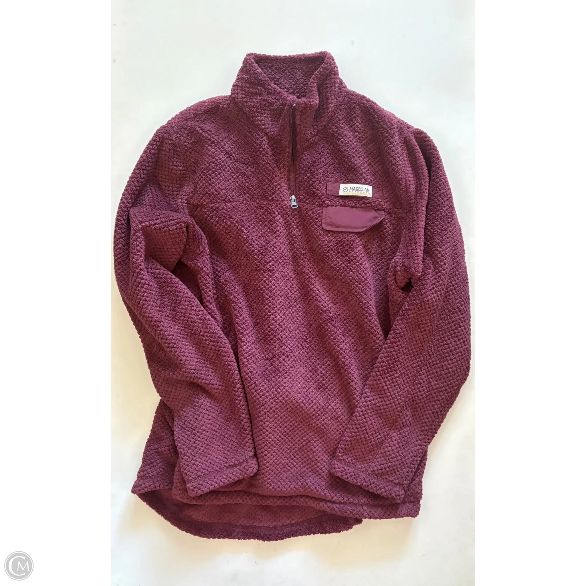 Jacket Fleece By Magellan In Maroon, Size: L - Image 1