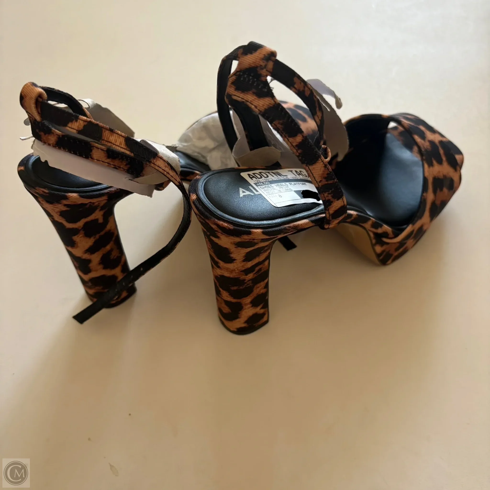 Shoes Heels Platform By Aldo In Animal Print, Size: 8 - Image 2