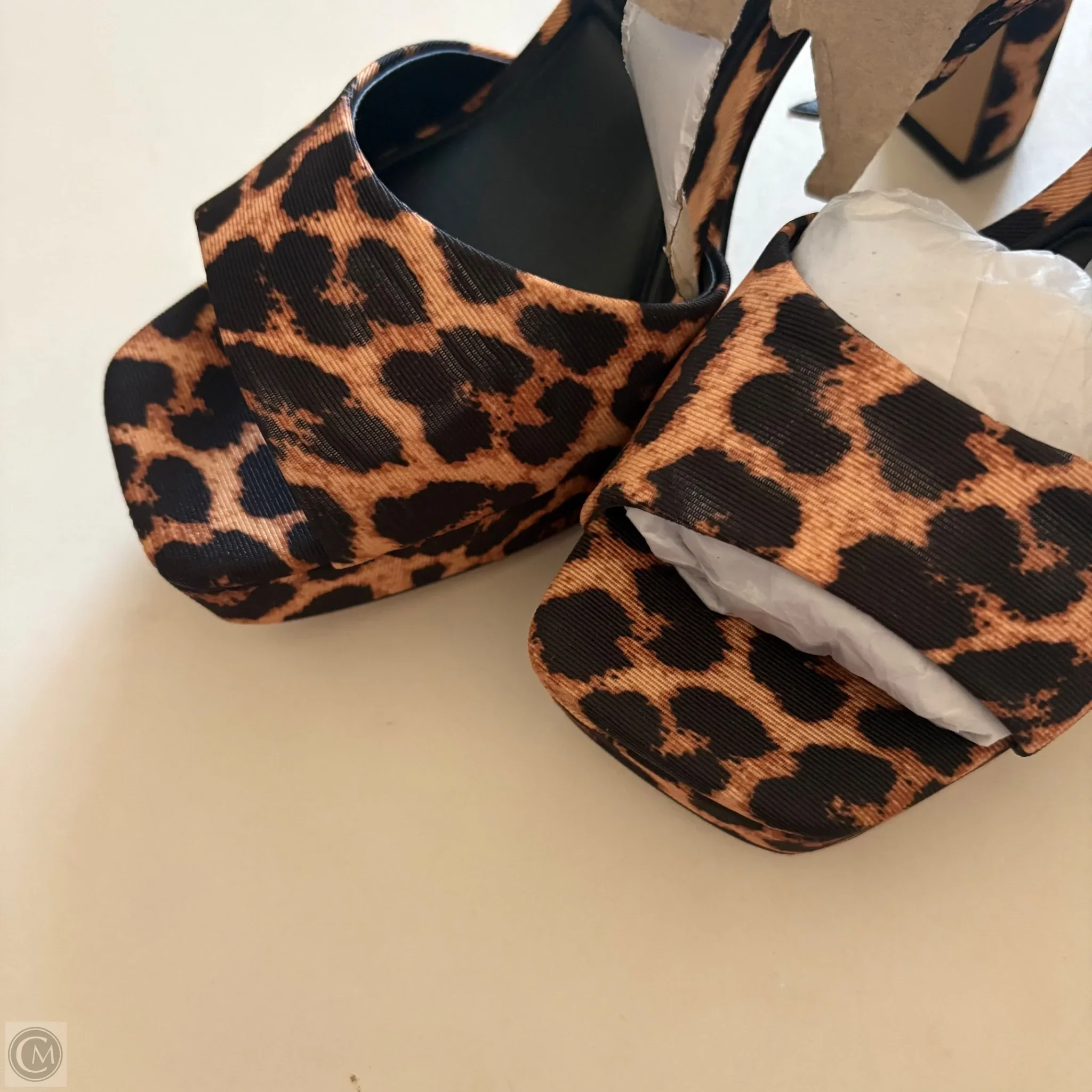 Shoes Heels Platform By Aldo In Animal Print, Size: 8 - Image 3