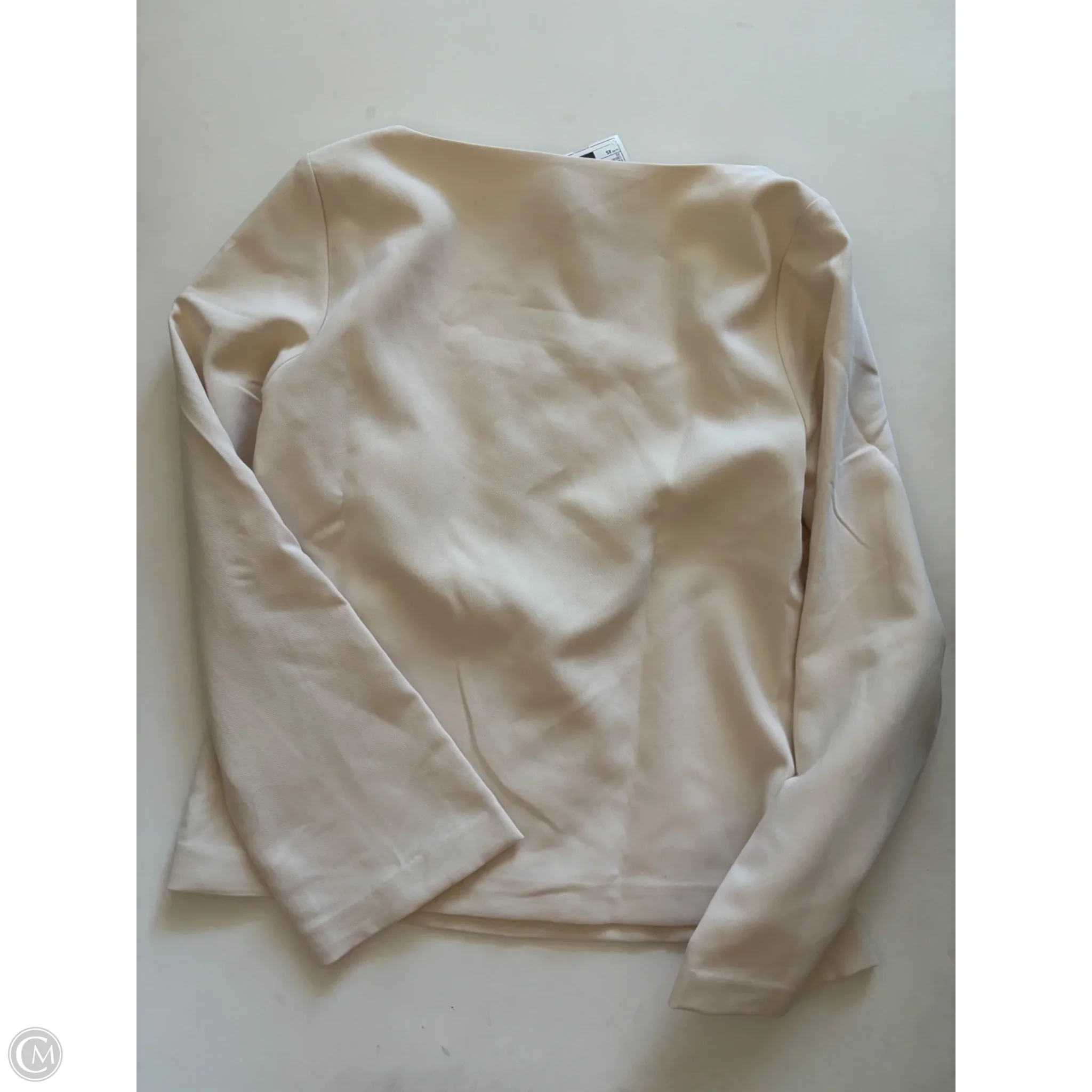 Top Long Sleeve By H&m In Cream, Size: Xs - Image 2