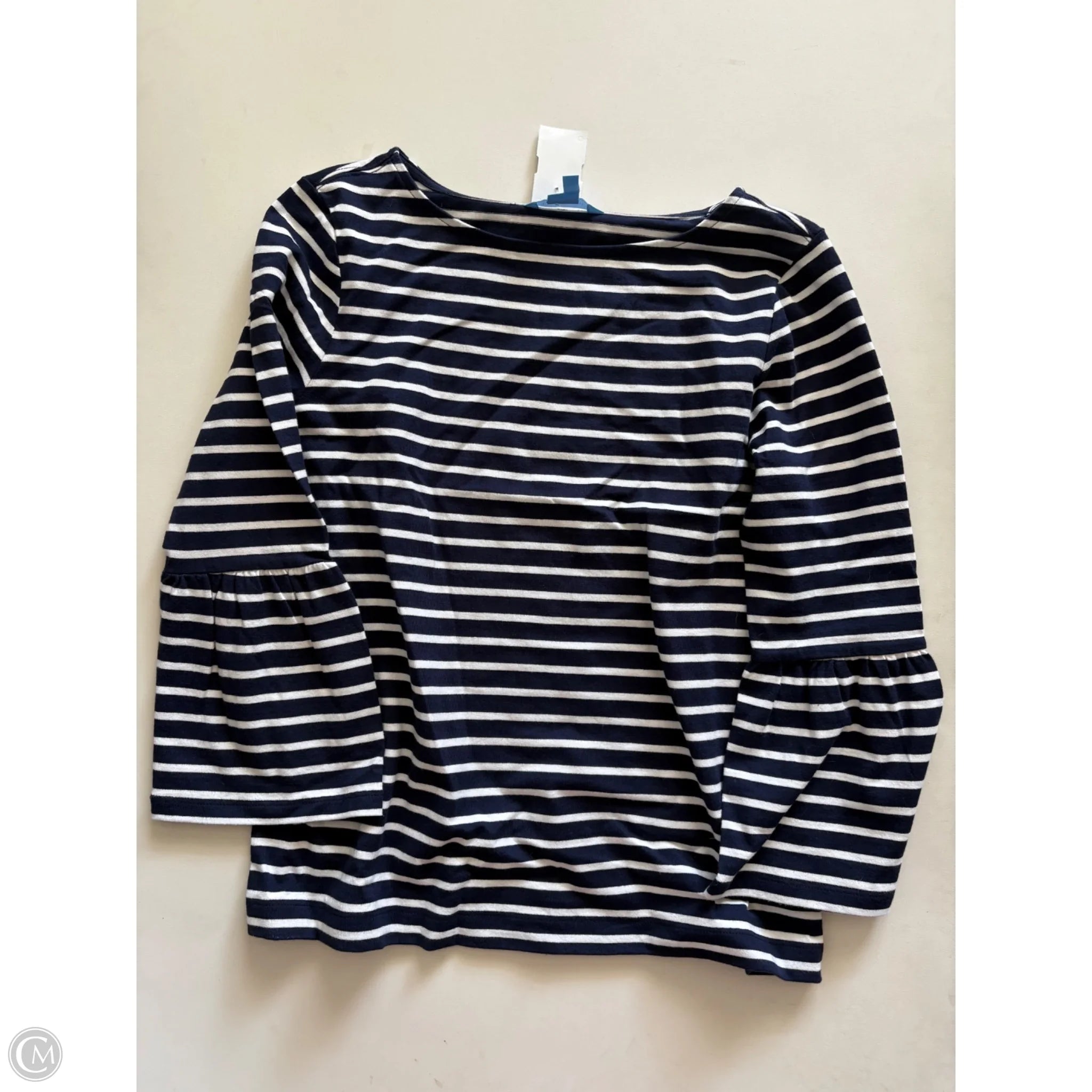 Top Long Sleeve By Draper James In Striped Pattern, Size: Xs - Image 1