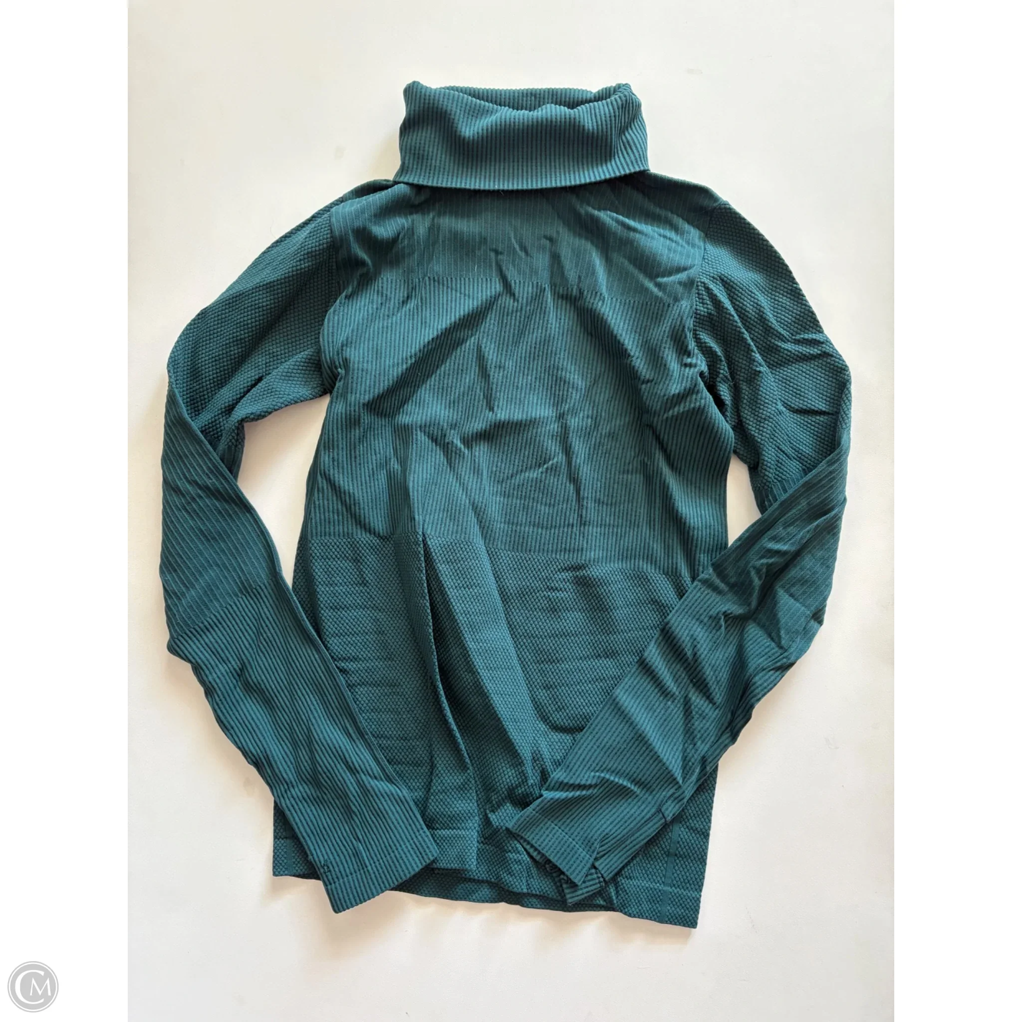 Top Long Sleeve By Athleta In Green, Size: Xs - Image 1