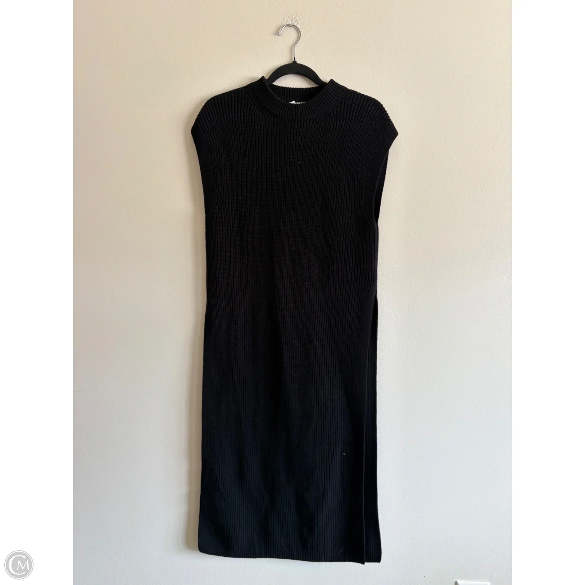 Sweater Short Sleeve By H&m In Black, Size: S - Image 1
