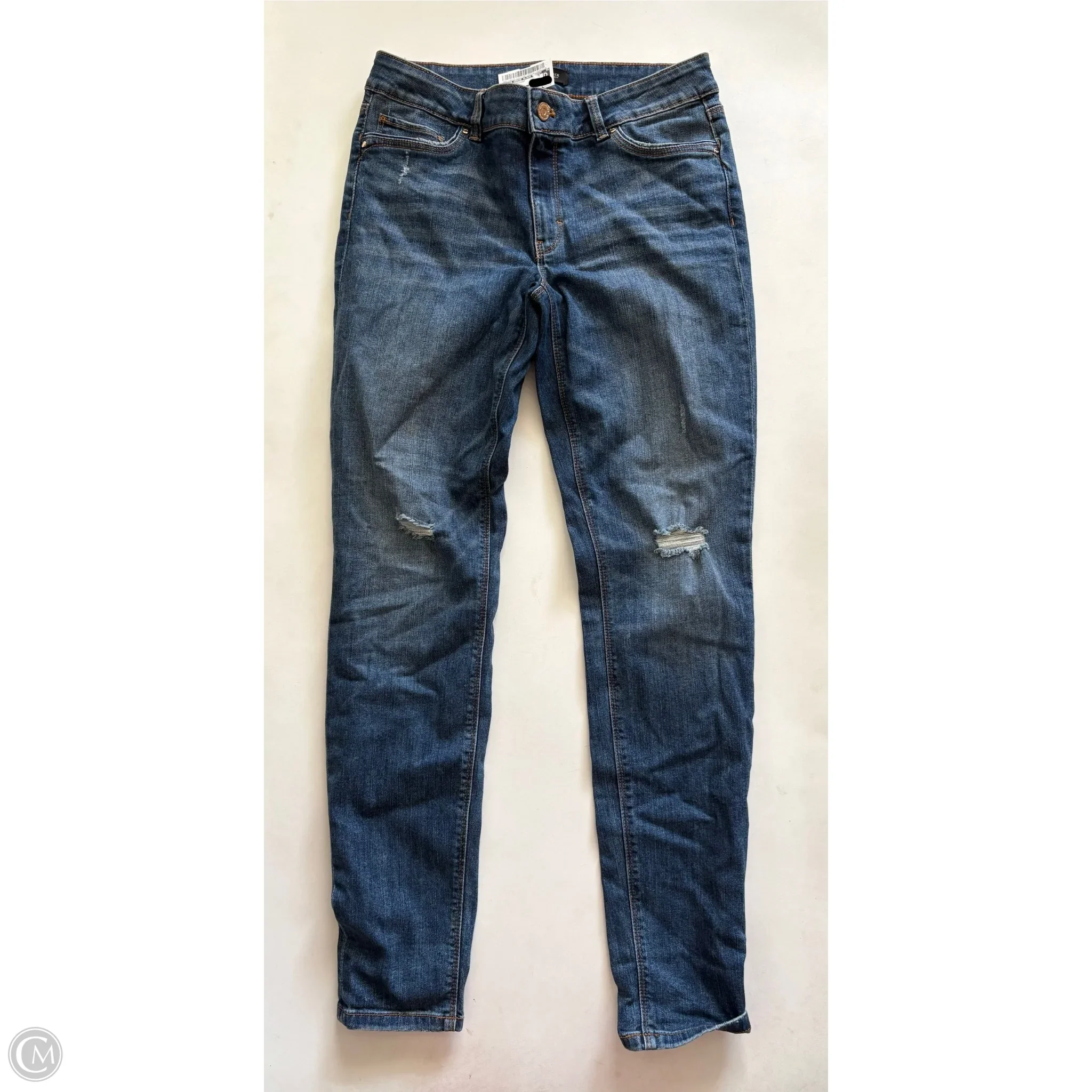 Jeans Straight By White House Black Market In Blue, Size: 8 - Image 1